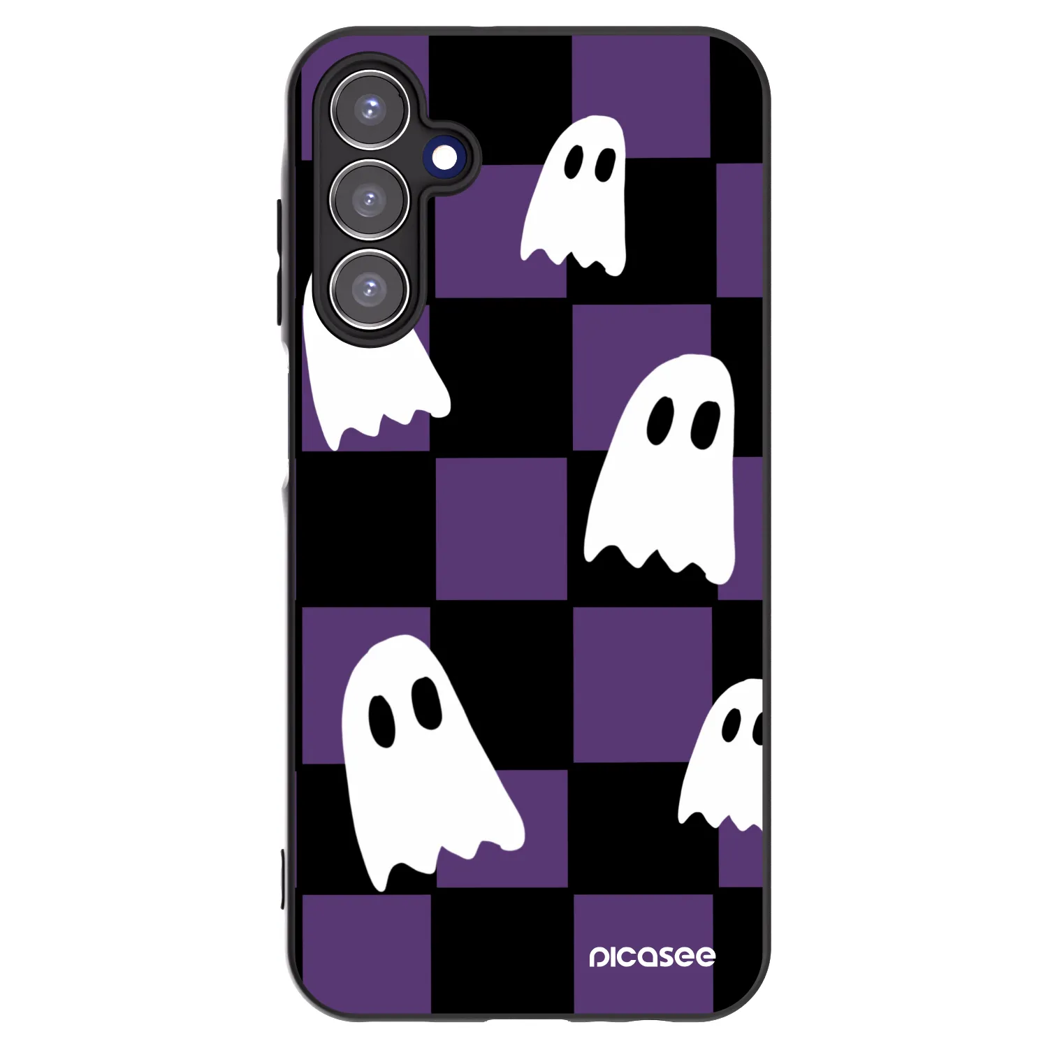 Picasee crna silikonska maskica za Samsung Galaxy A15 A155F 4G - Ghosts