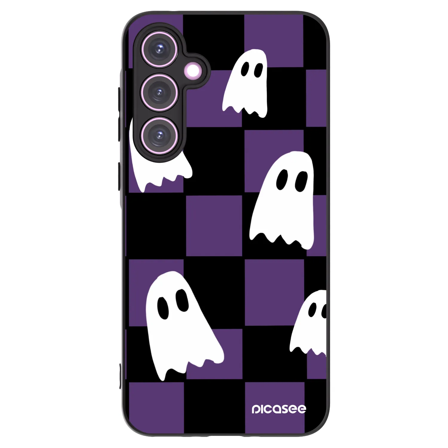 Picasee crna silikonska maskica za Samsung Galaxy A35 5G A356B - Ghosts