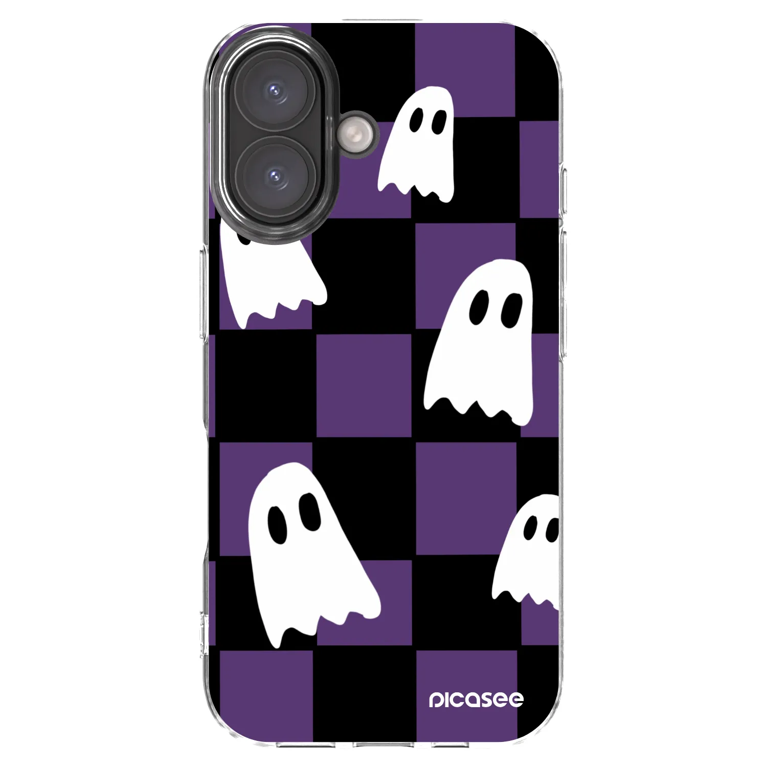 Picasee silikonska prozirna maskica za Apple iPhone 16 - Ghosts