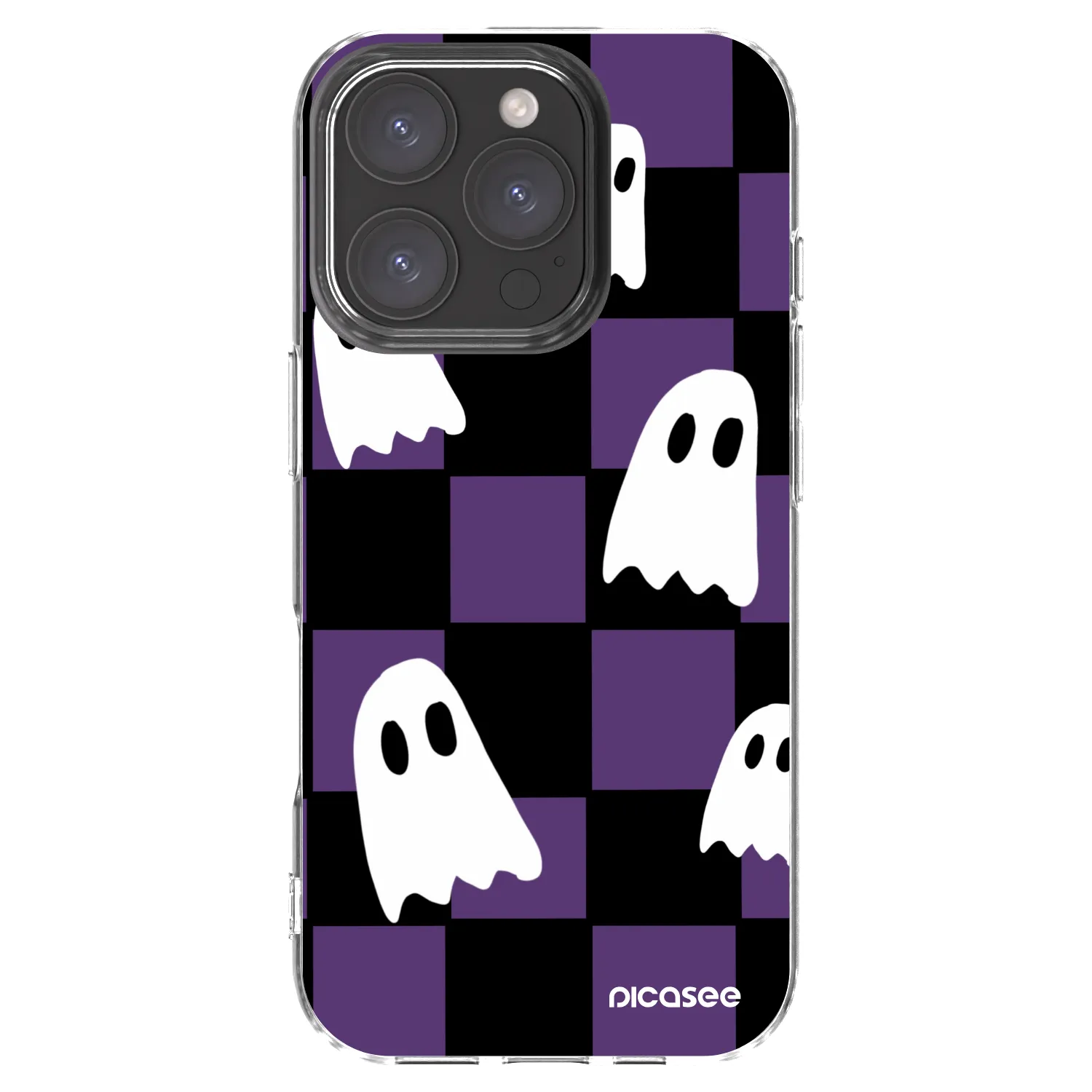 Picasee silikonska prozirna maskica za Apple iPhone 16 Pro - Ghosts