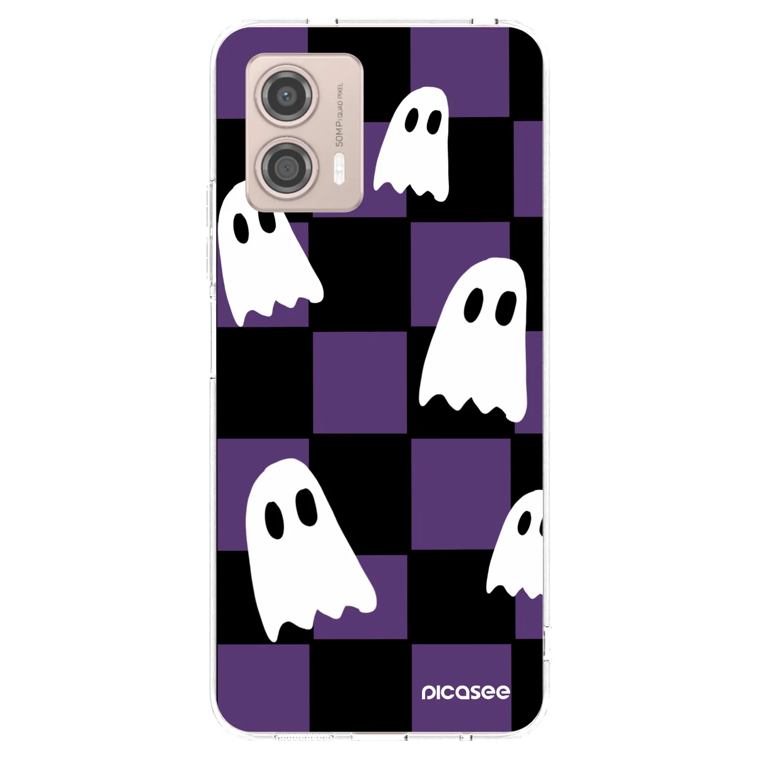 Picasee silikonska prozirna maskica za Motorola Moto G53 5G - Ghosts