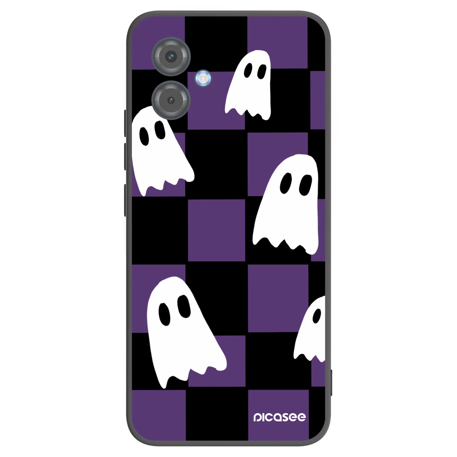 Picasee crna silikonska maskica za Motorola Moto G14 - Ghosts