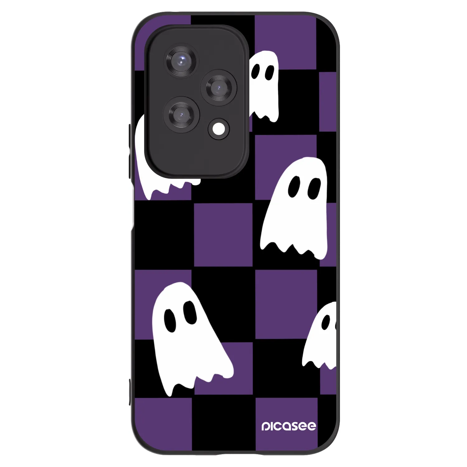 Picasee crna silikonska maskica za Honor 200 Lite - Ghosts