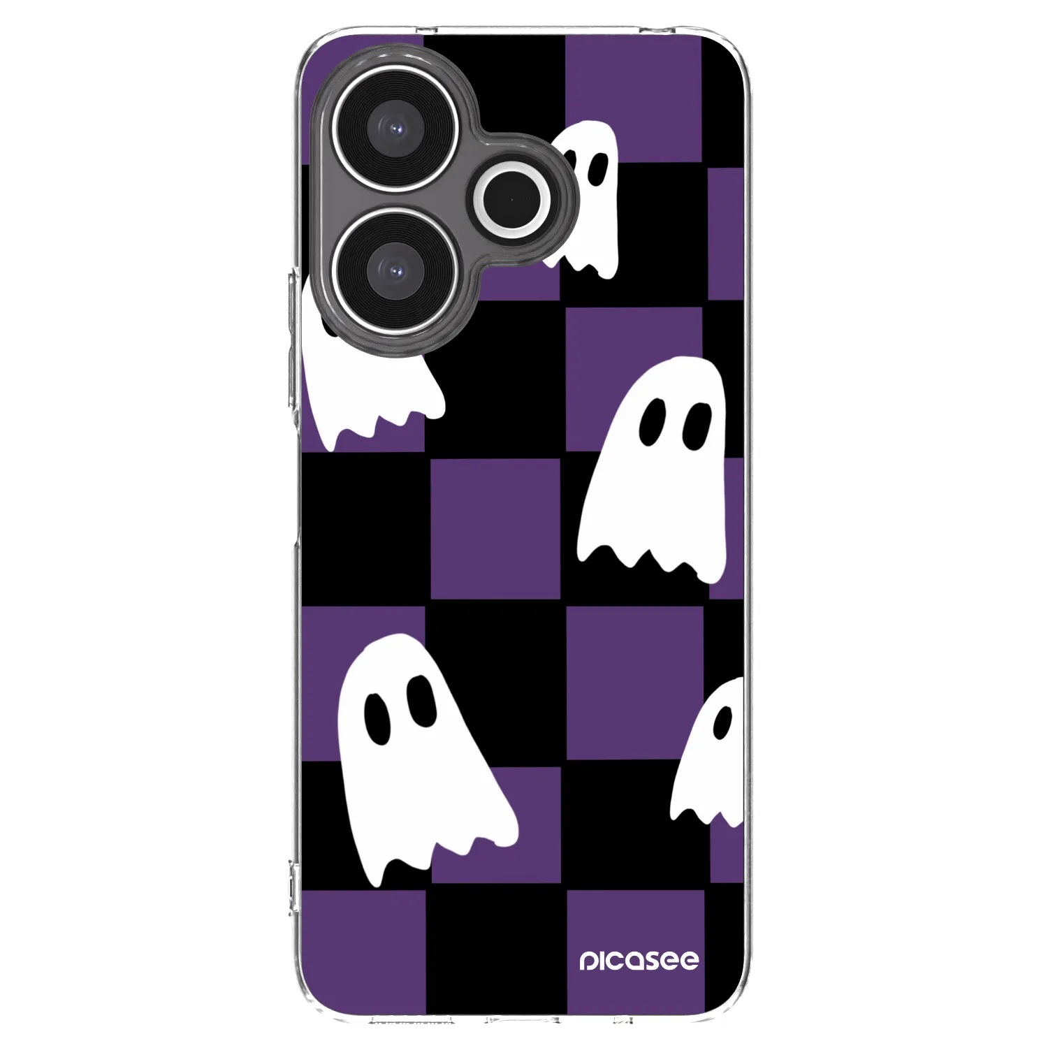 Picasee silikonska prozirna maskica za Xiaomi Redmi 13 4G - Ghosts