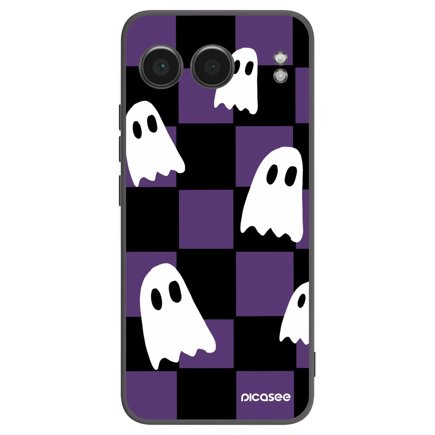 Picasee crna silikonska maskica za OnePlus Nord 4 - Ghosts
