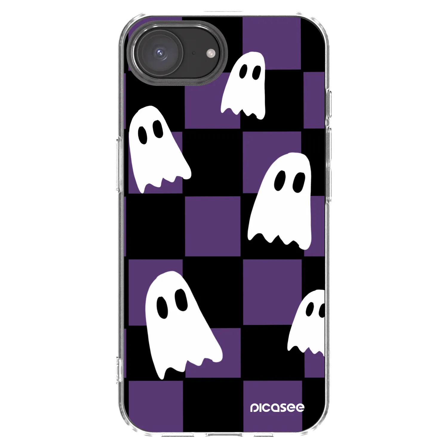 Picasee silikonska prozirna maskica za Apple iPhone 16e - Ghosts