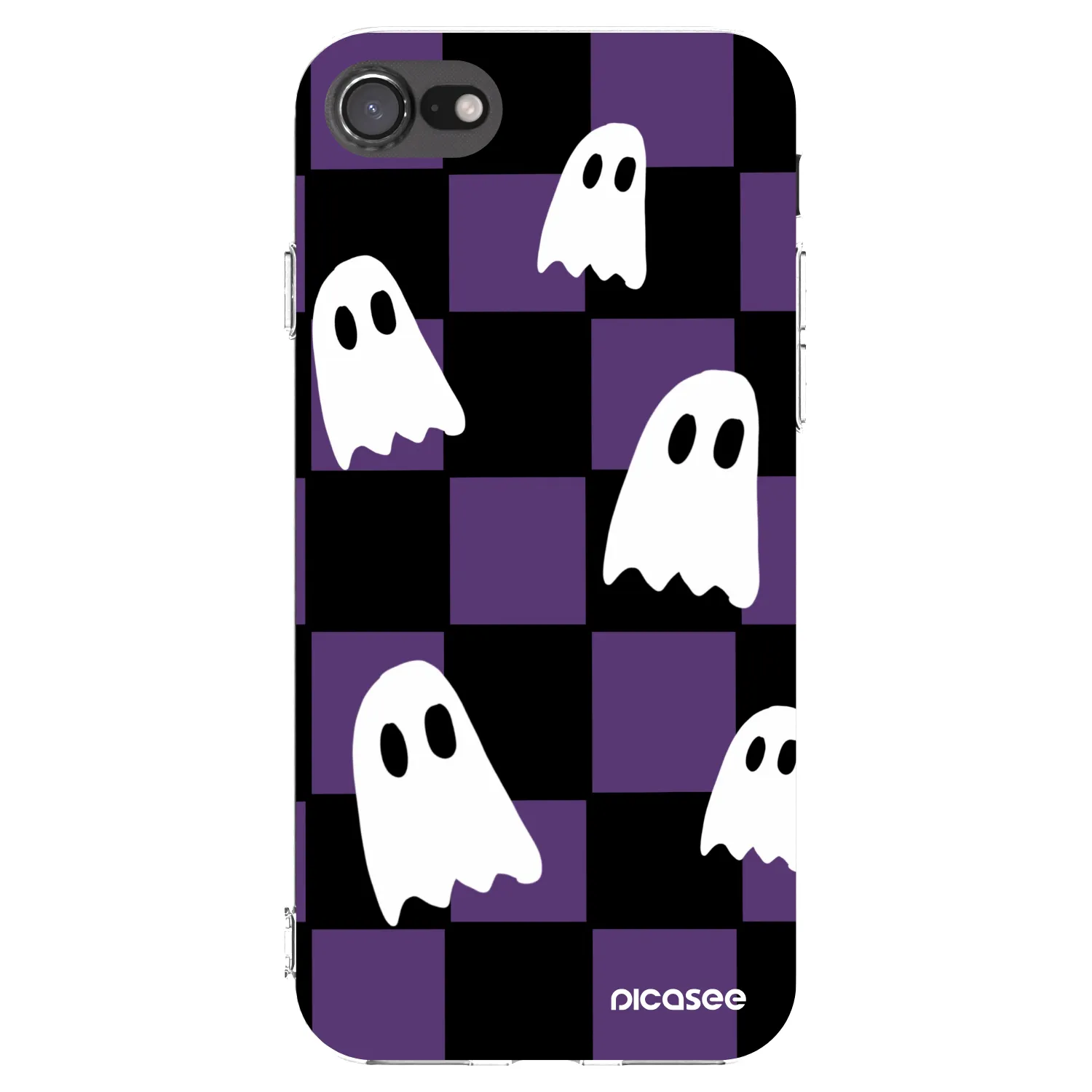 Picasee silikonska prozirna maskica za Apple iPhone 7 - Ghosts
