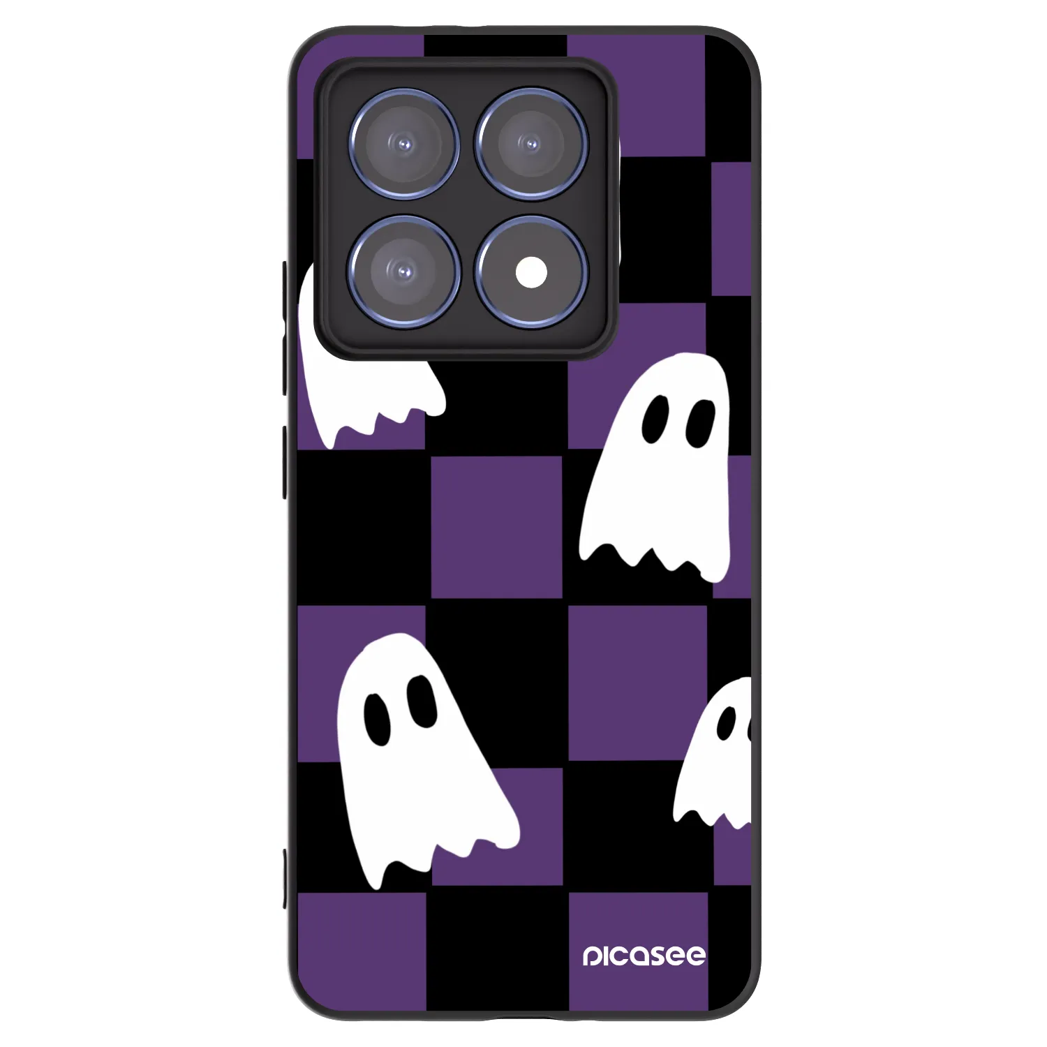 Picasee crna silikonska maskica za Xiaomi 14T Pro - Ghosts