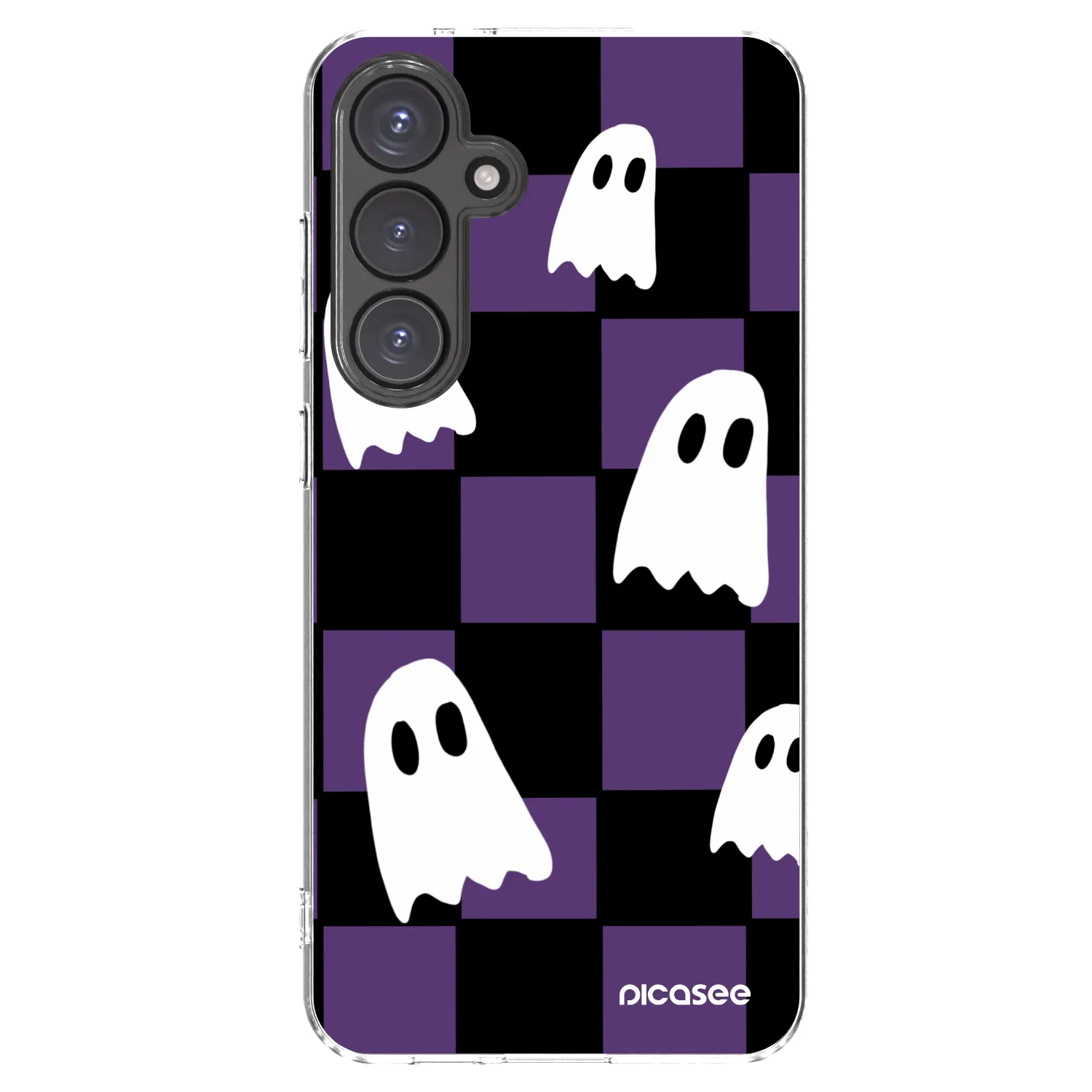 Picasee silikonska prozirna maskica za Samsung Galaxy S24 FE S721B - Ghosts
