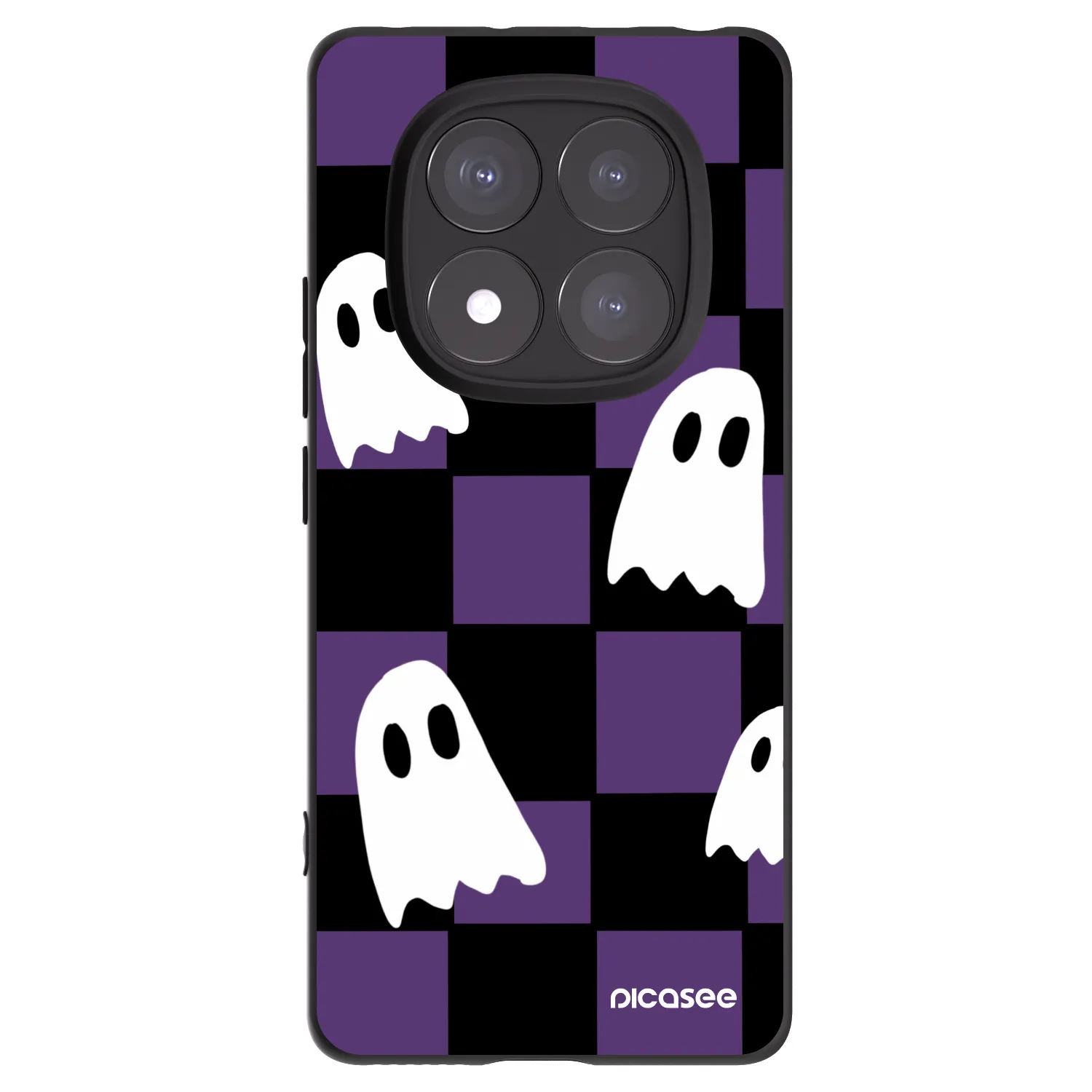 Picasee crna silikonska maskica za Xiaomi Redmi Note 14 Pro 5G - Ghosts