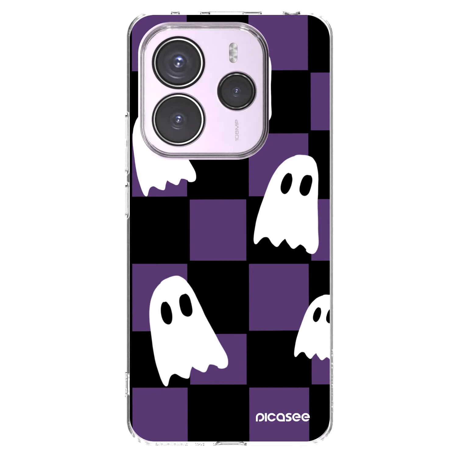 Picasee silikonska prozirna maskica za Xiaomi Redmi Note 14 5G - Ghosts