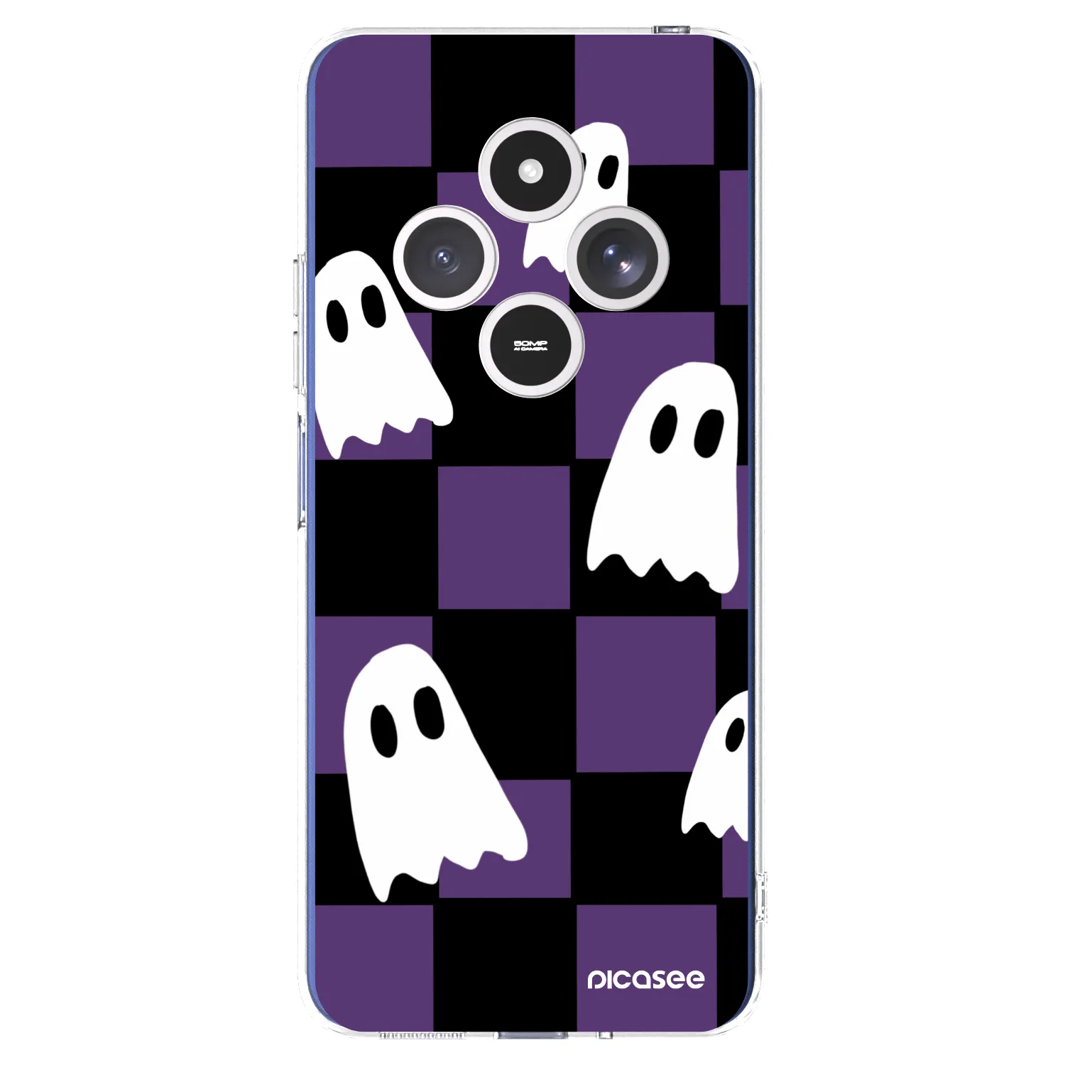 Picasee silikonska prozirna maskica za Xiaomi Redmi 14C - Ghosts