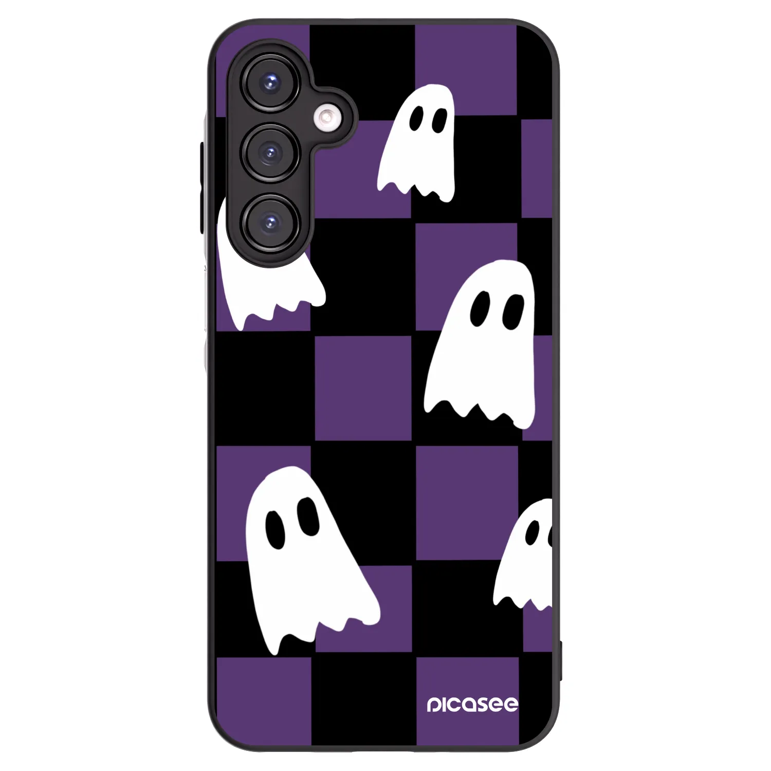 Picasee crna silikonska maskica za Samsung Galaxy A16 5G - Ghosts