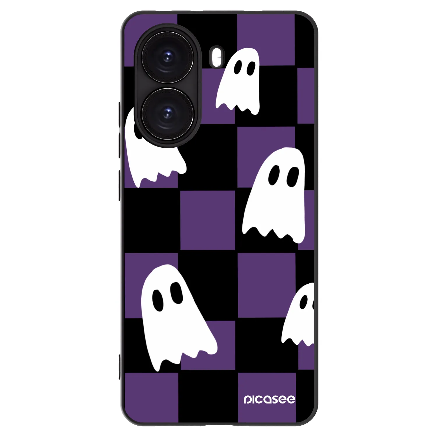 Picasee crna silikonska maskica za Xiaomi Poco X7 Pro 5G - Ghosts