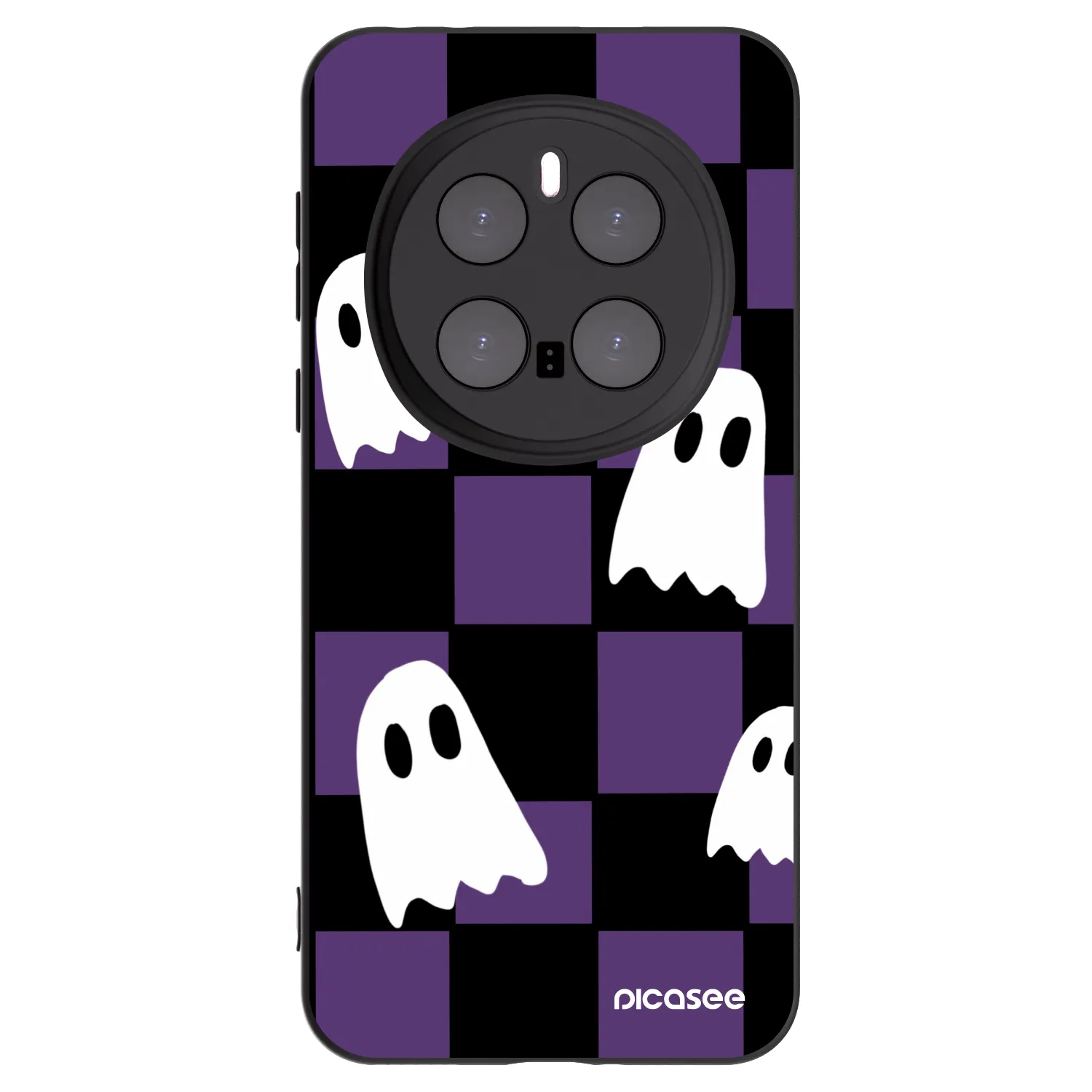 Picasee crna silikonska maskica za Honor Magic7 Pro 5G - Ghosts