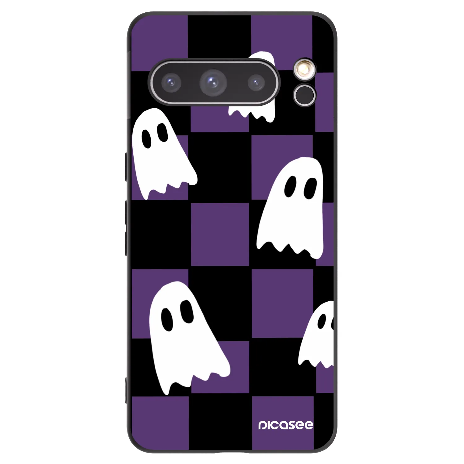 Picasee crna silikonska maskica za Google Pixel 8 Pro - Ghosts
