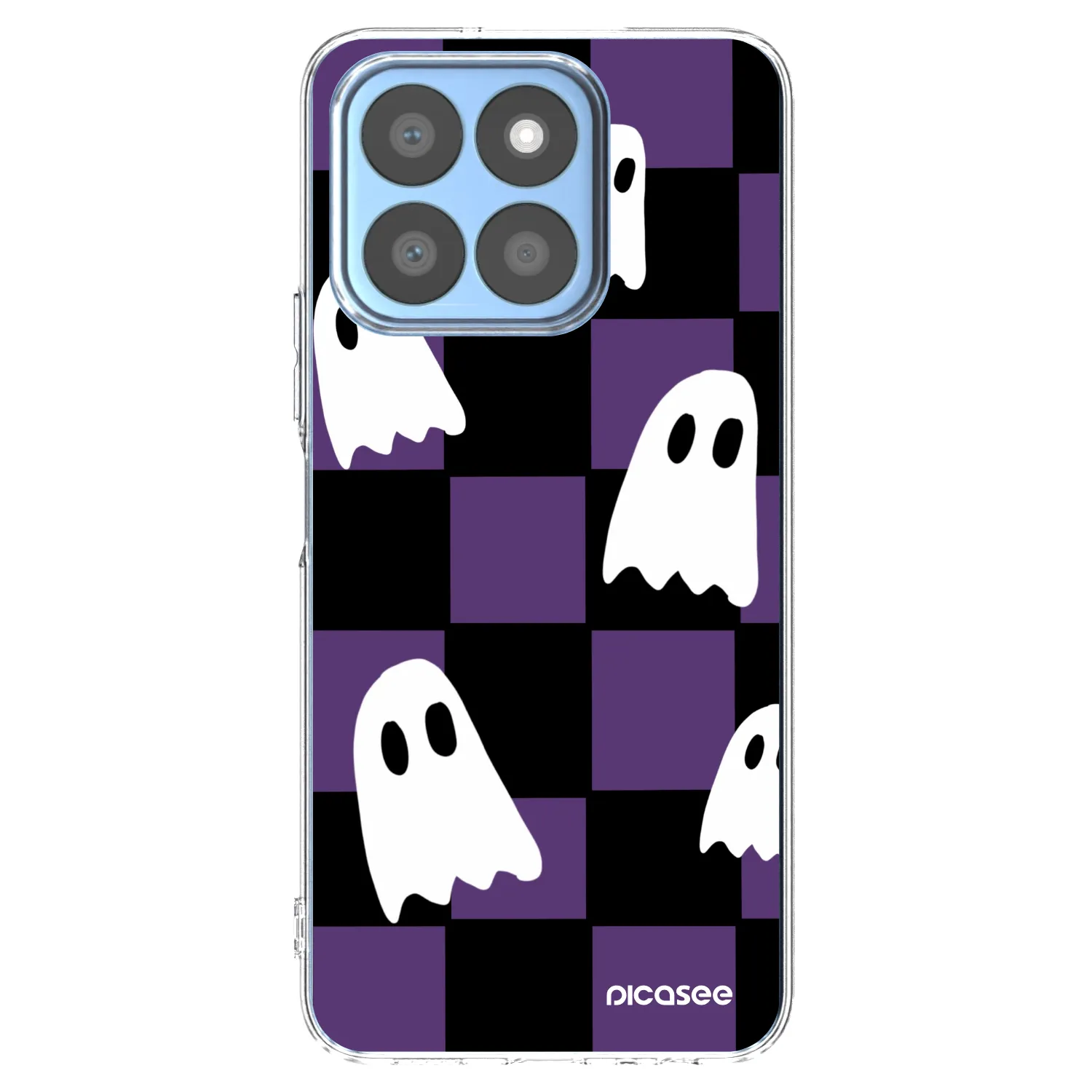 Picasee silikonska prozirna maskica za Honor X8c - Ghosts