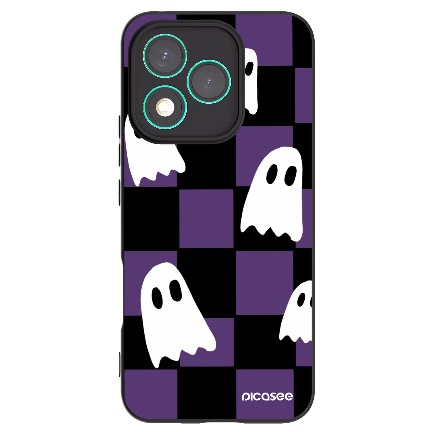 Picasee crna silikonska maskica za Honor 400 Lite 5G - Ghosts