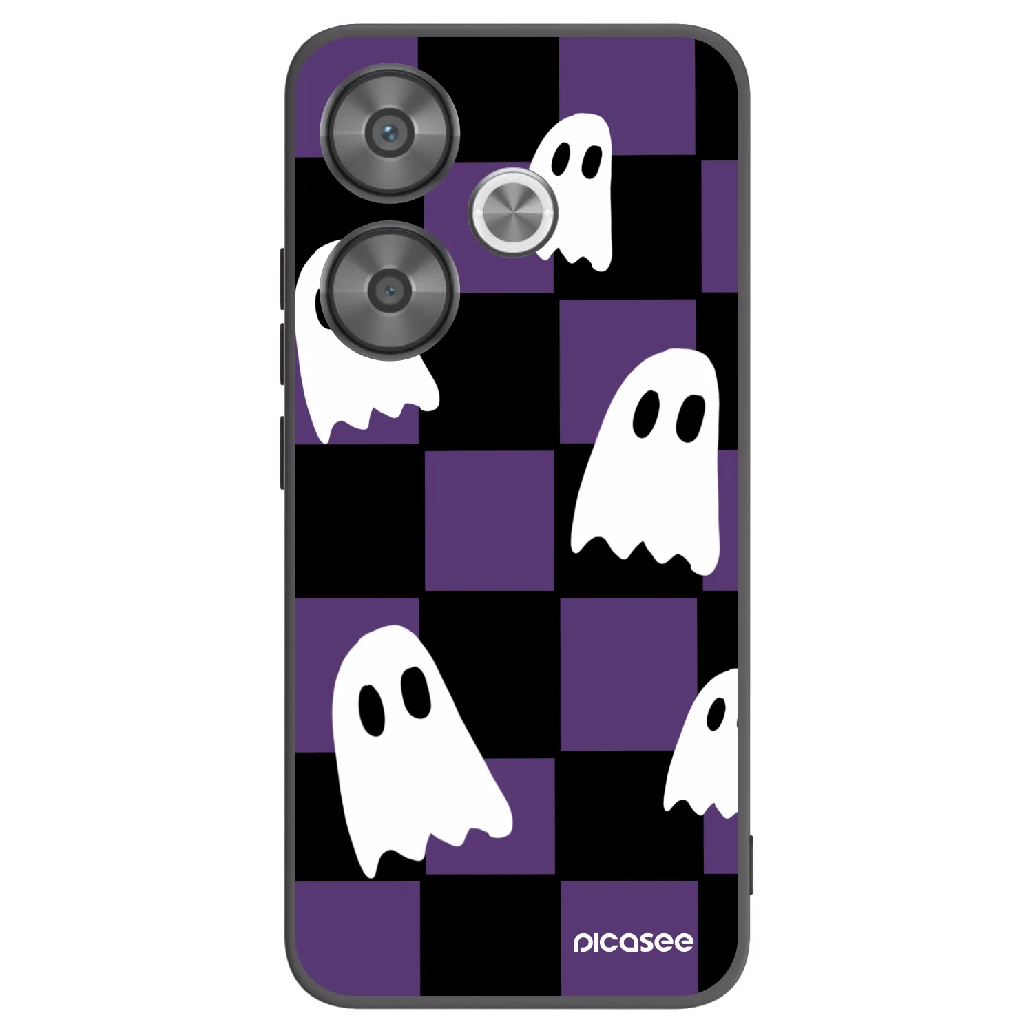 Picasee crna silikonska maskica za Xiaomi Poco F6 - Ghosts