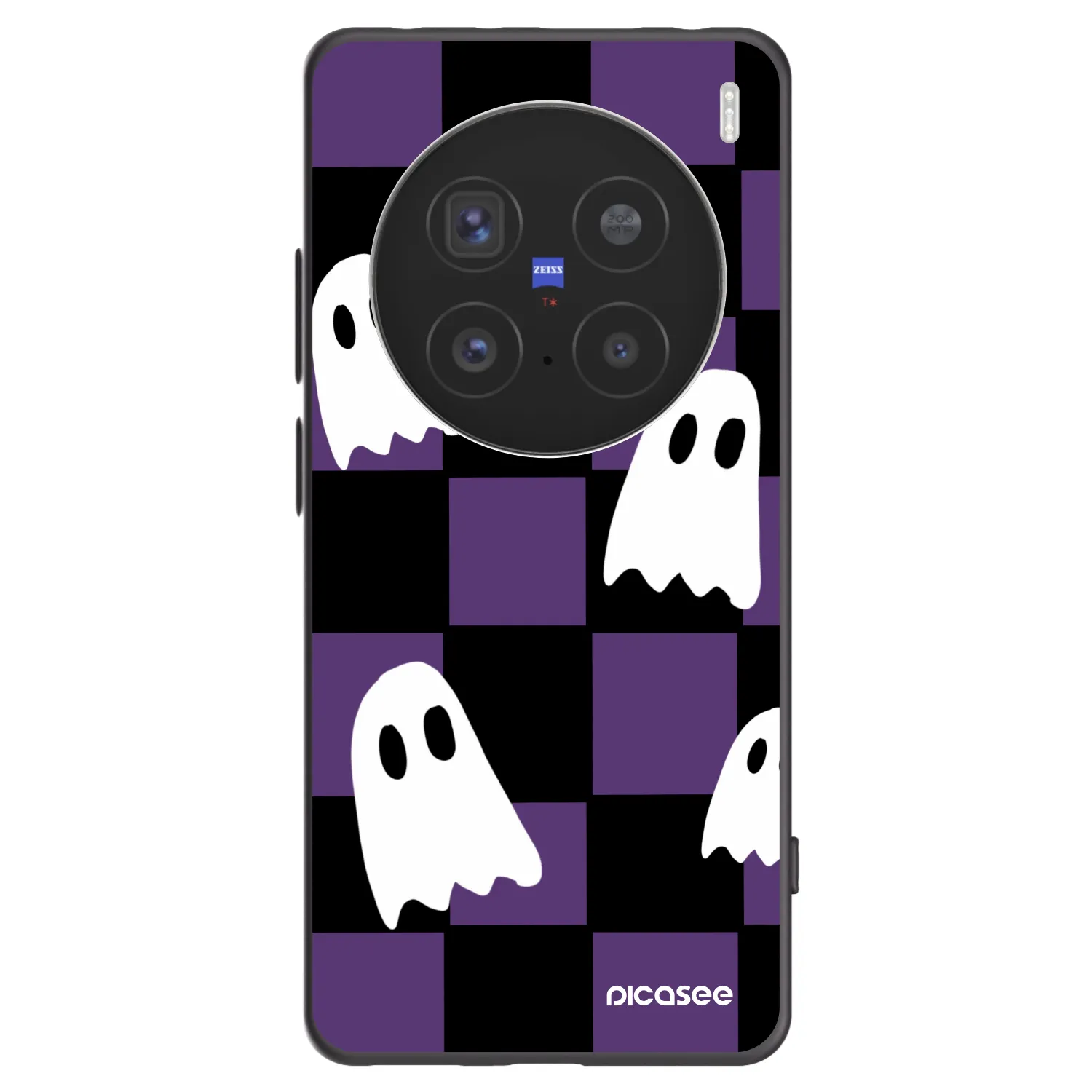 Picasee crna silikonska maskica za Vivo X200 Pro - Ghosts