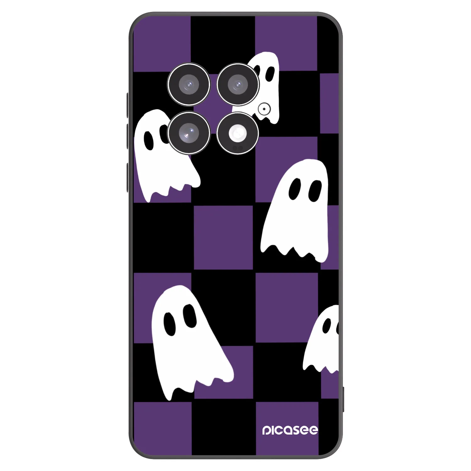 Picasee crna silikonska maskica za OnePlus 13 5G - Ghosts