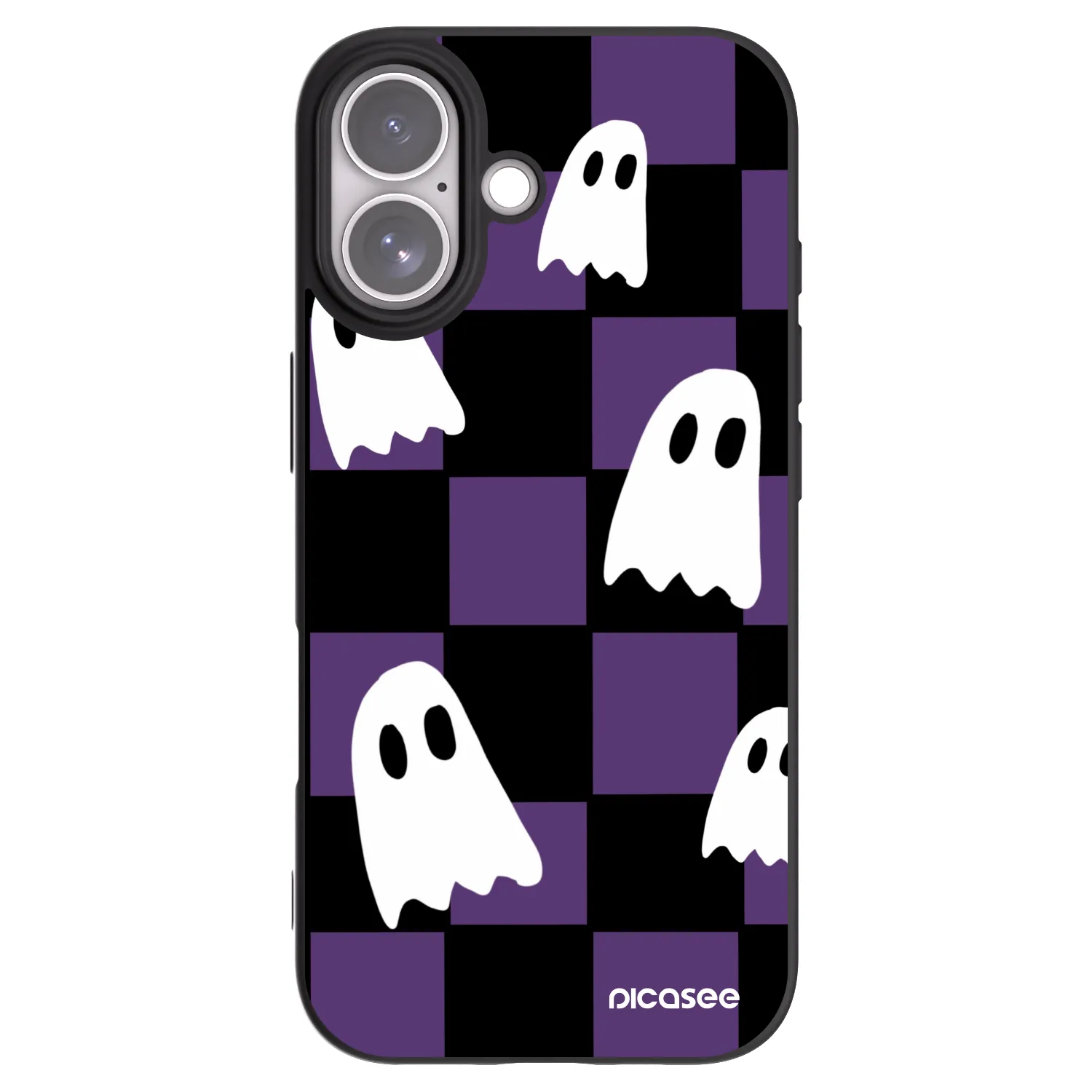 Picasee crna silikonska maskica za Apple iPhone 17 - Ghosts