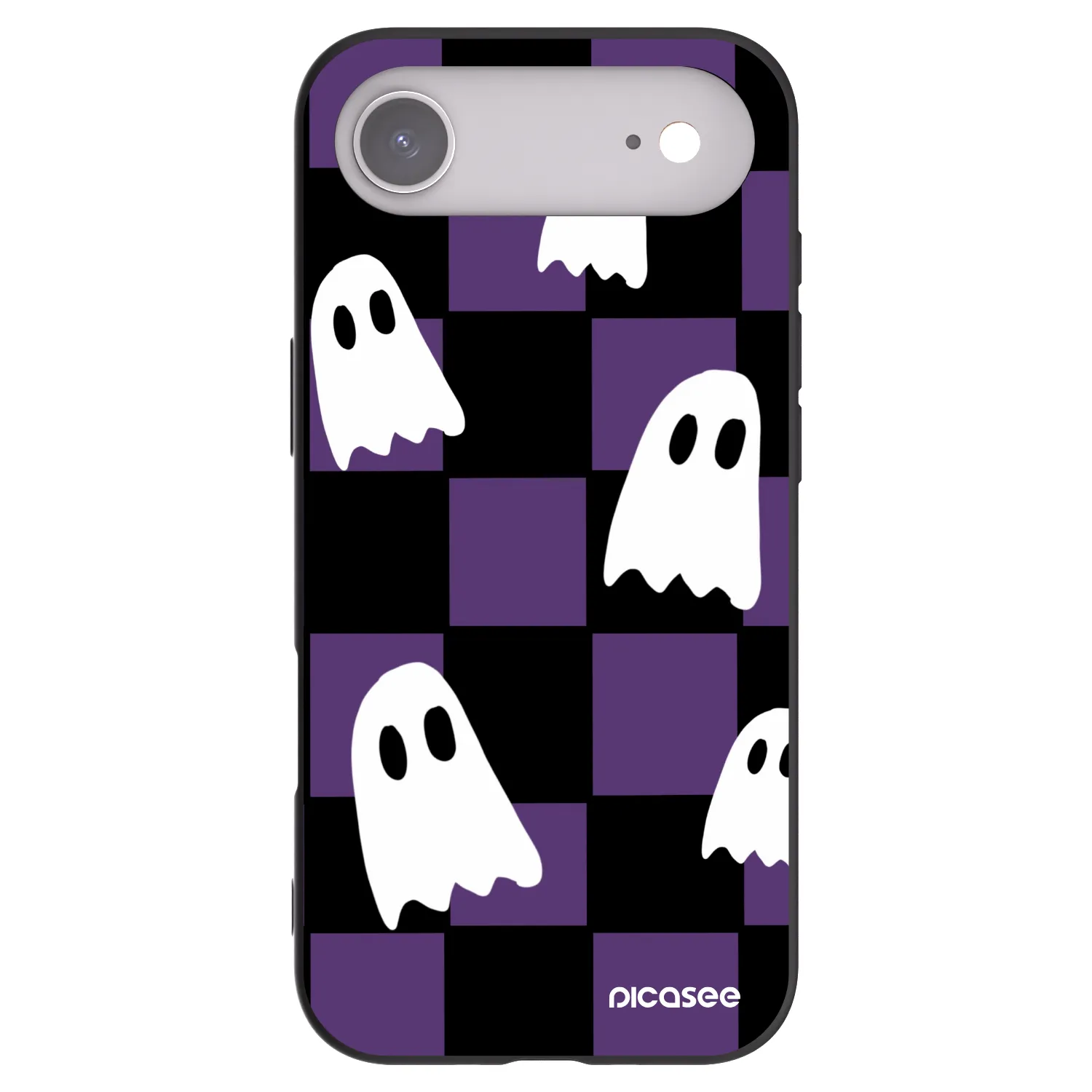 Picasee crna silikonska maskica za Apple iPhone Air - Ghosts