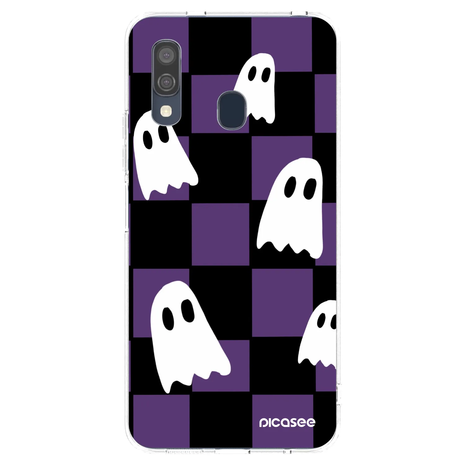 Picasee silikonska prozirna maskica za Samsung Galaxy A40 A405F - Ghosts