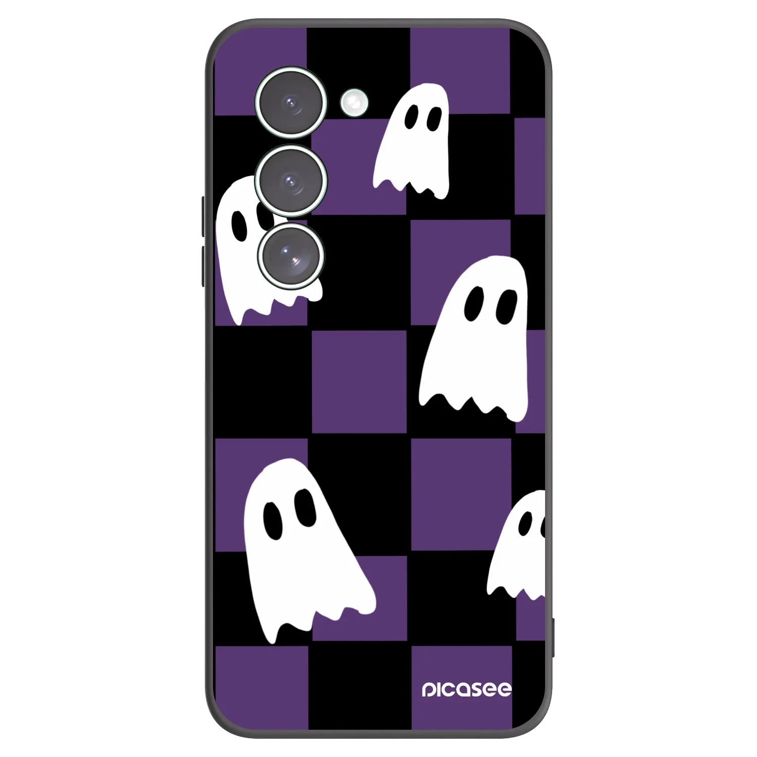 Picasee crna silikonska maskica za Xiaomi Redmi 15 5G - Ghosts