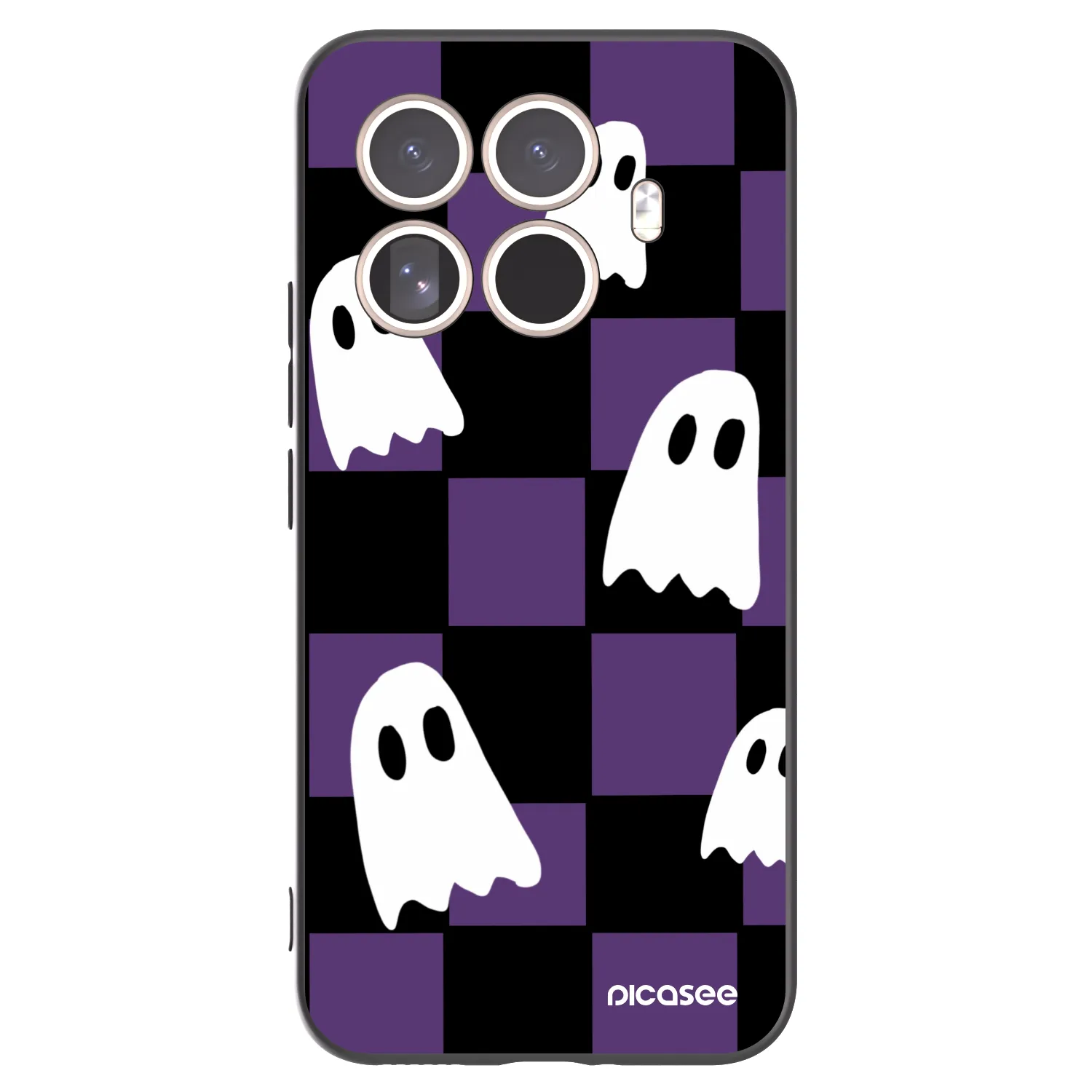 Picasee crna silikonska maskica za Xiaomi 15T Pro - Ghosts