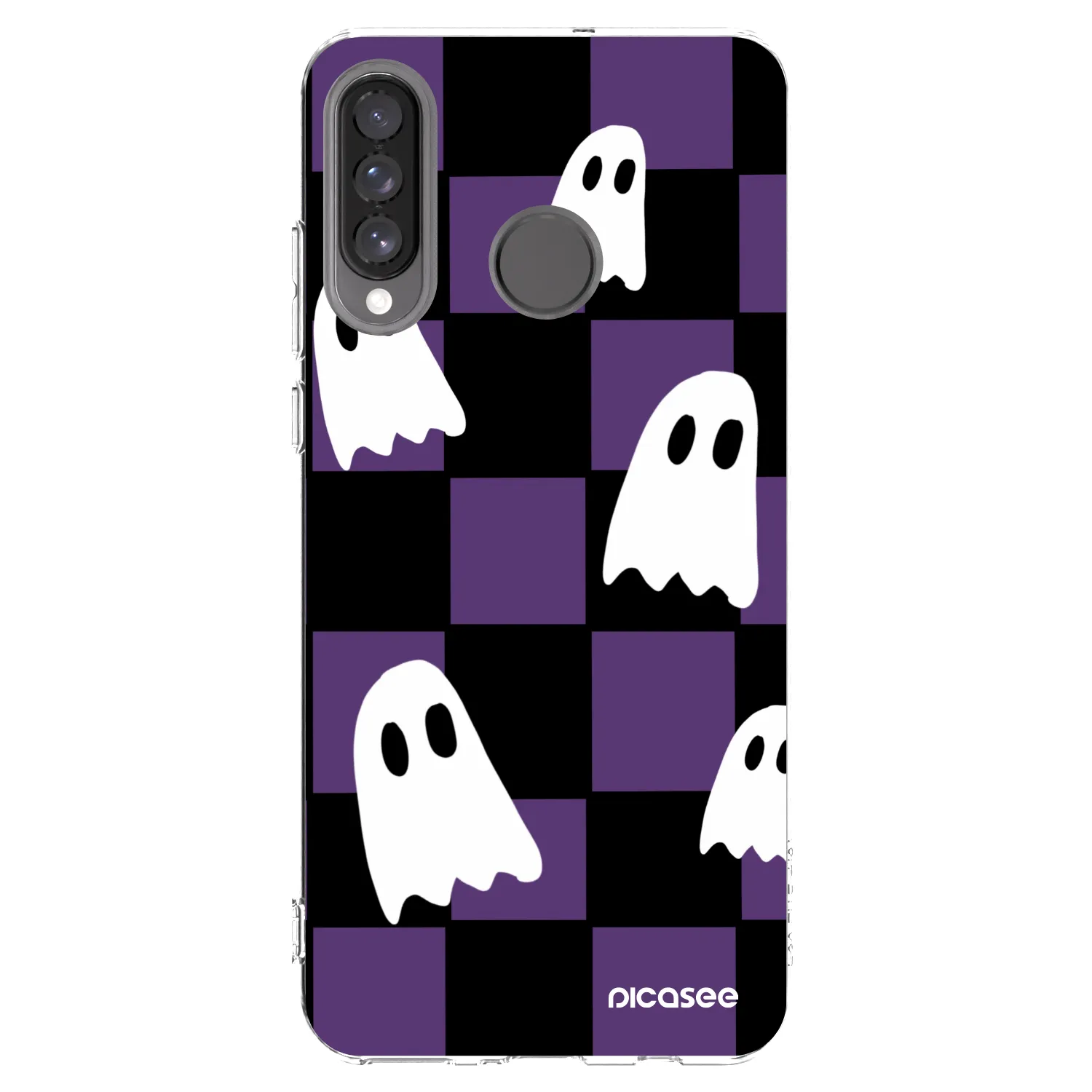 Picasee silikonska prozirna maskica za Huawei P30 Lite - Ghosts