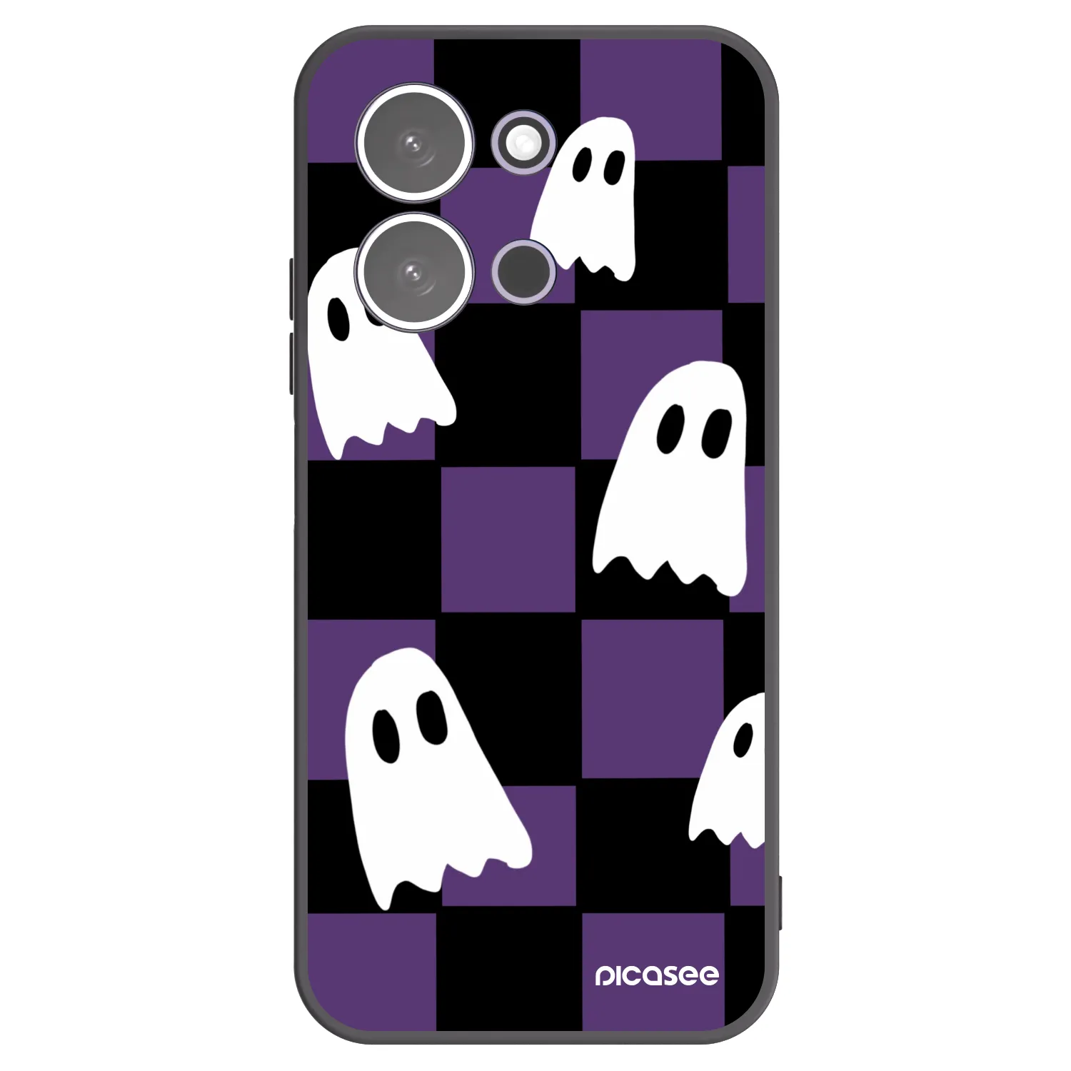Picasee crna silikonska maskica za Xiaomi Redmi 15C 5G - Ghosts
