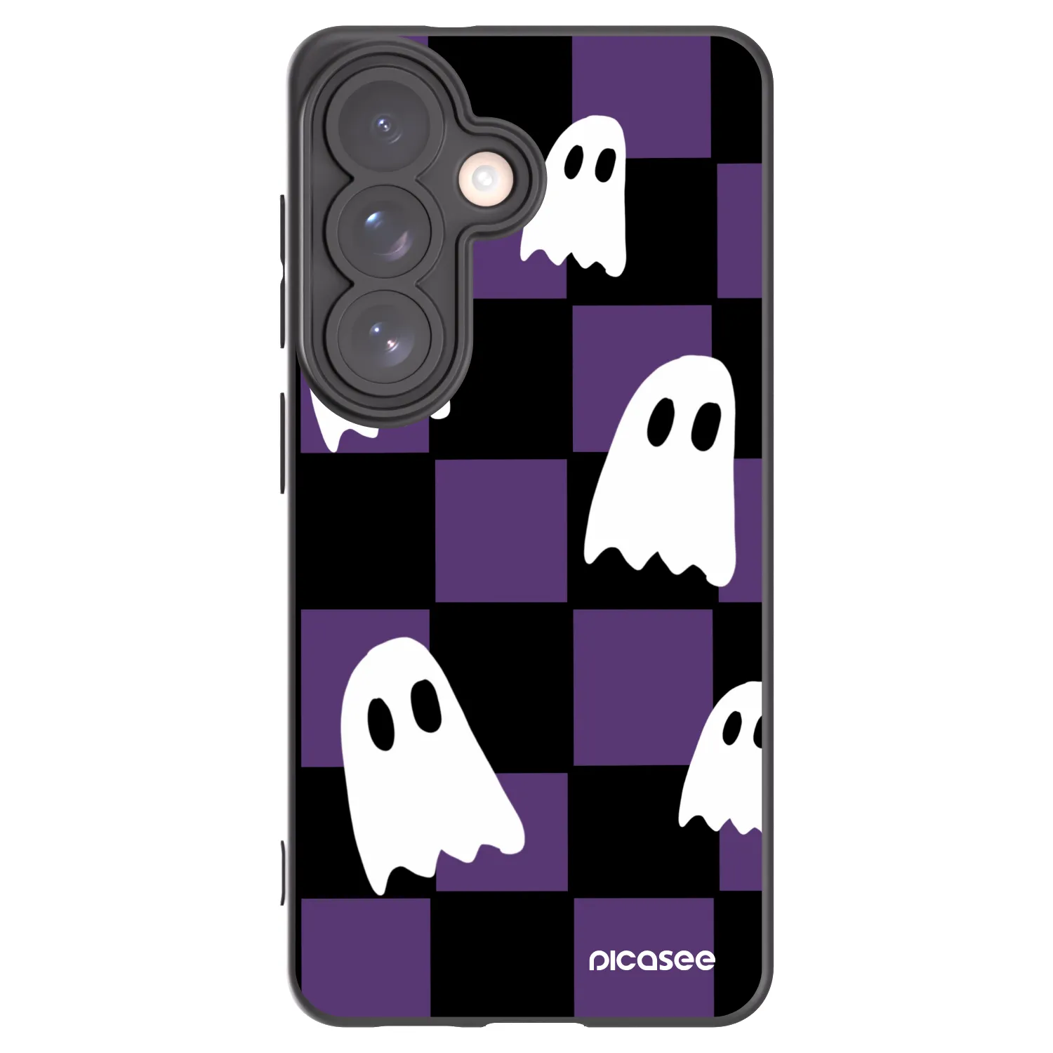 Picasee crna silikonska maskica za Samsung Galaxy S26 - Ghosts