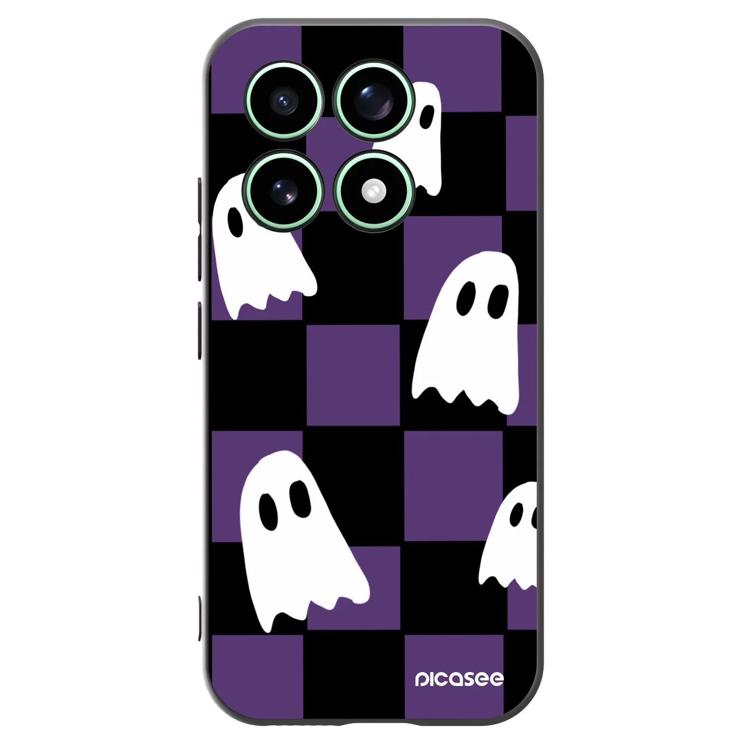Picasee crna silikonska maskica za Xiaomi 17 - Ghosts