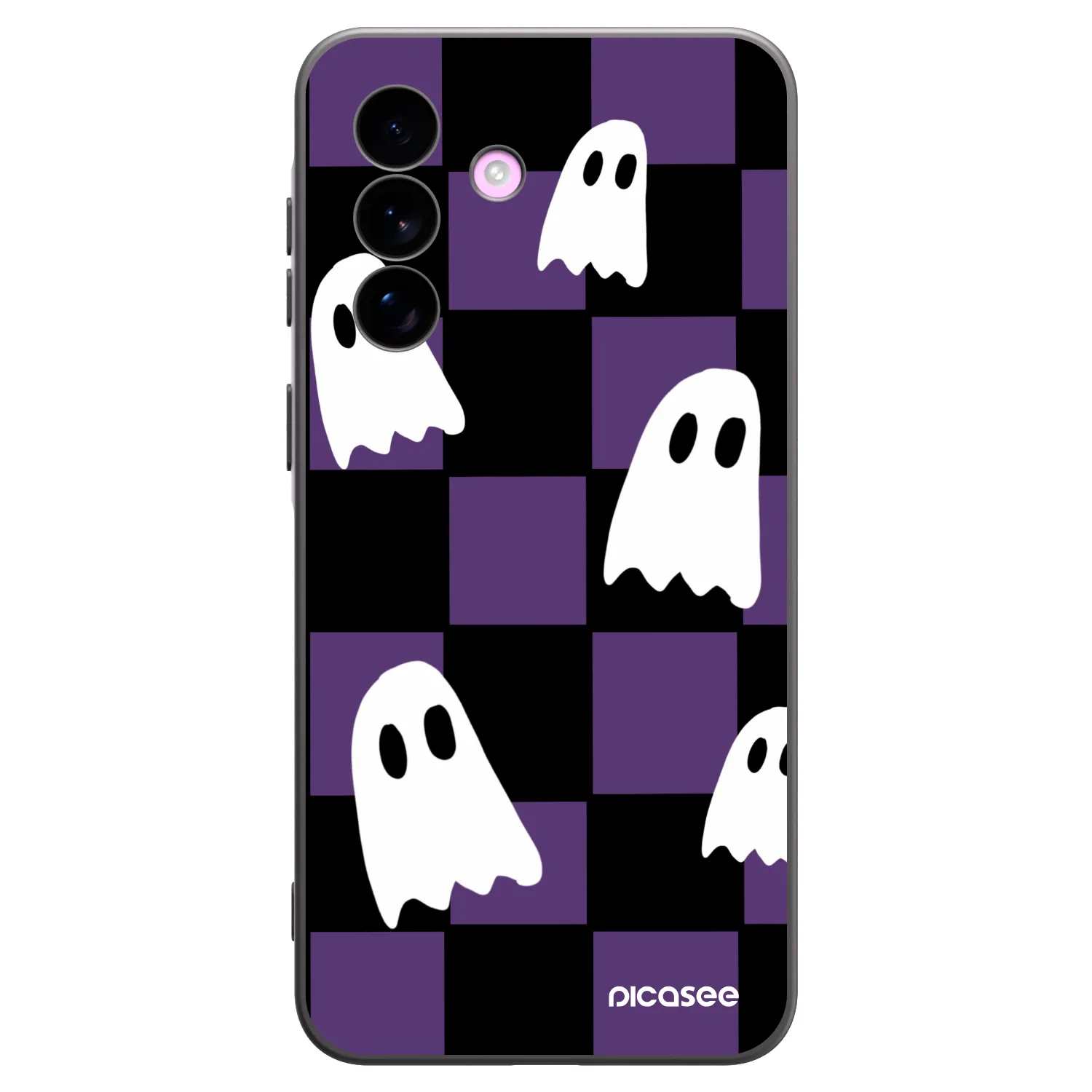 Picasee crna silikonska maskica za Samsung Galaxy A57 5G - Ghosts