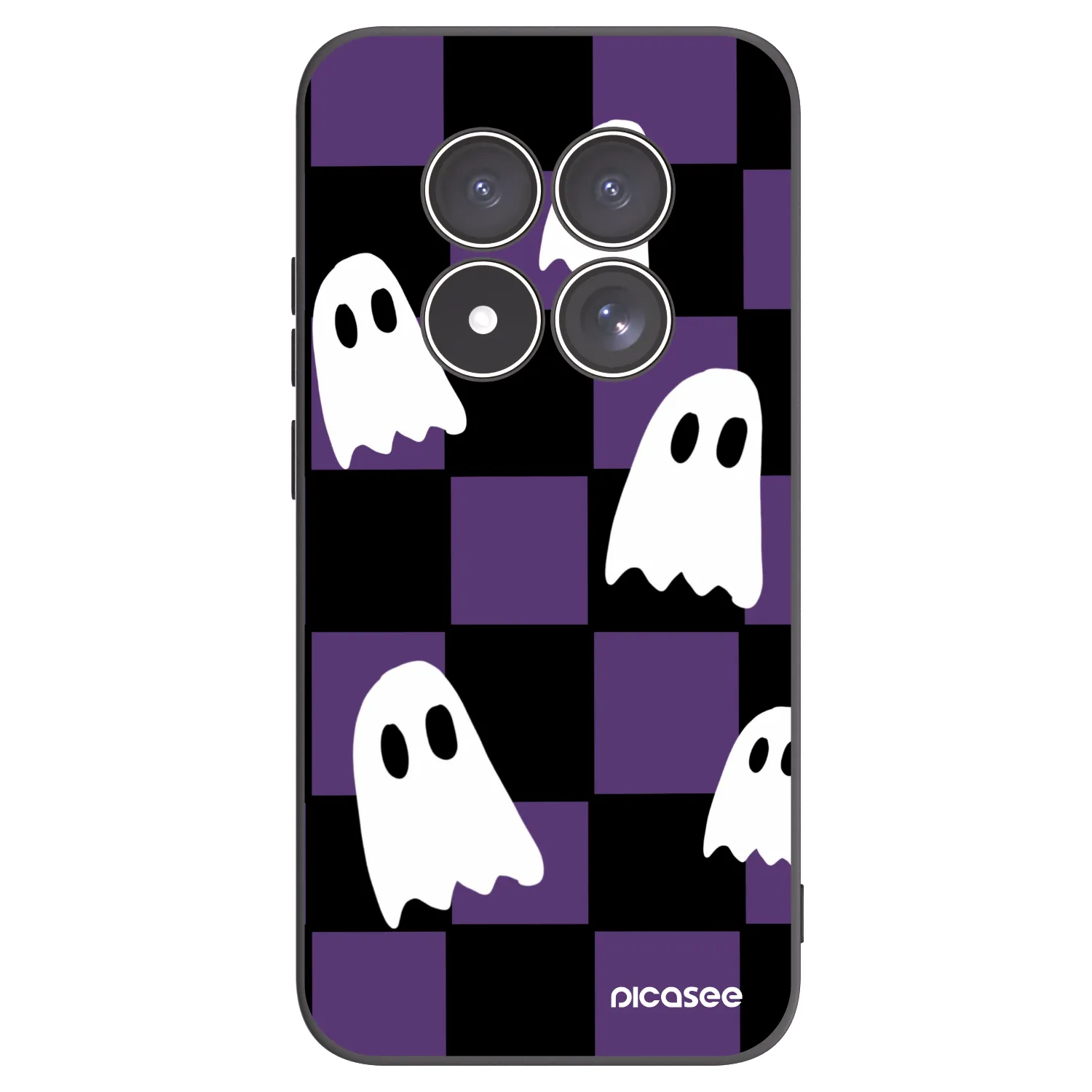 Picasee crna silikonska maskica za Xiaomi Redmi Note 15 Pro 5G - Ghosts