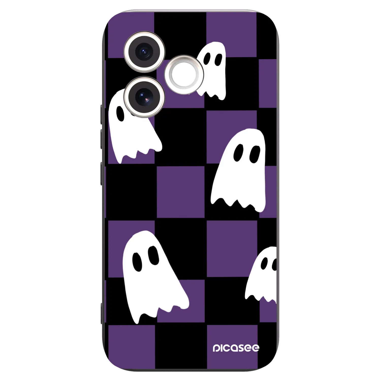 Picasee crna silikonska maskica za Honor 600 Lite - Ghosts