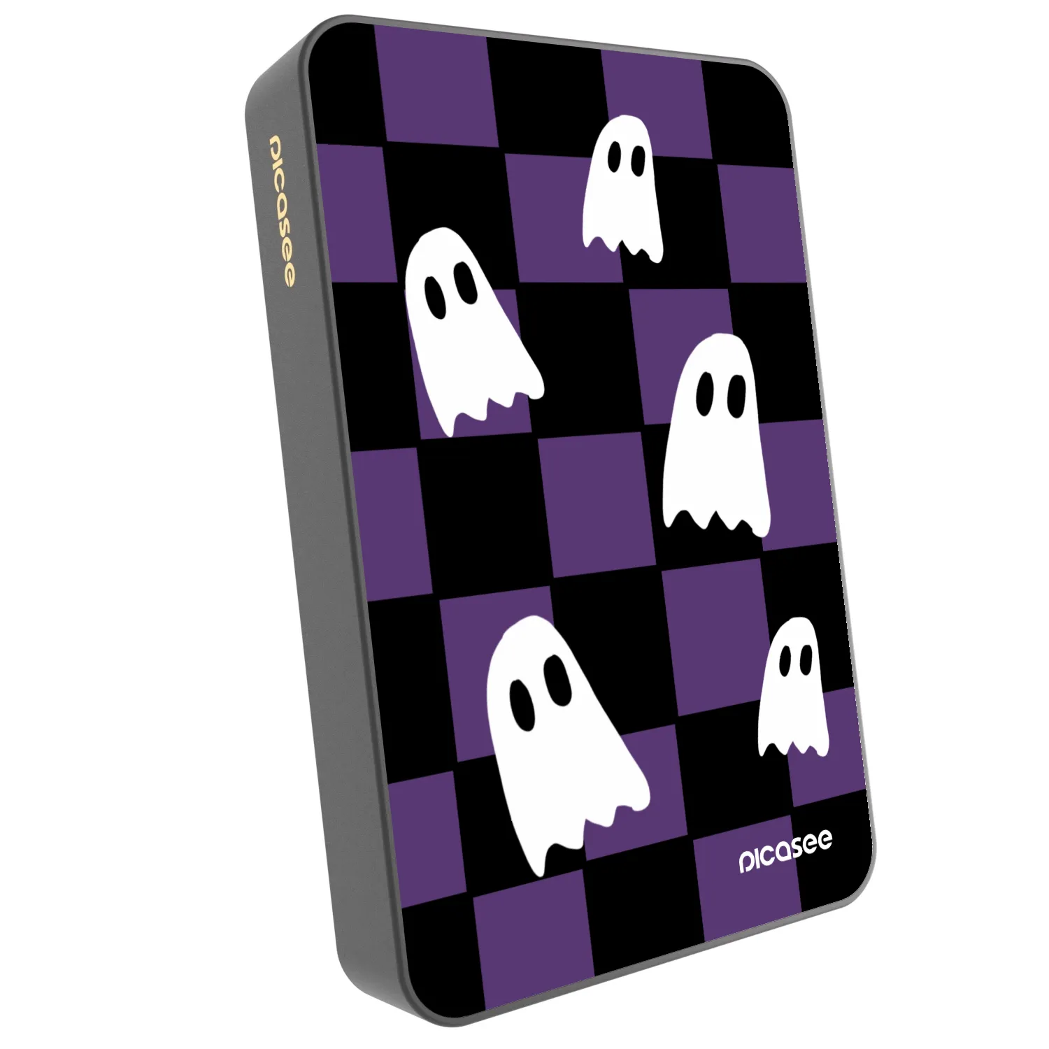 Picasee Prijenosni punjač s MagSafe 10 000 mAh Sivo - Ghosts