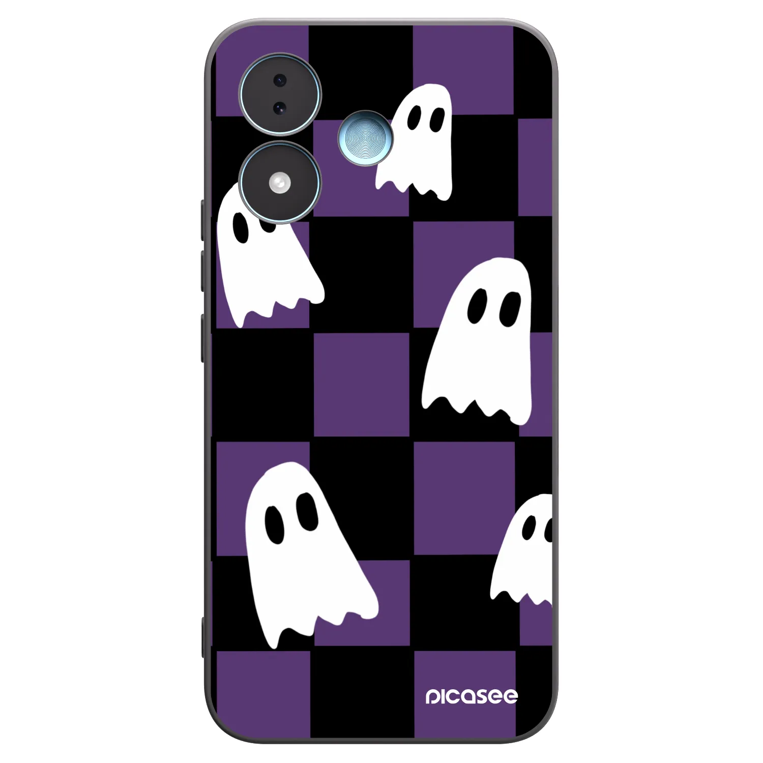 Picasee crna silikonska maskica za Xiaomi Redmi Note 17 5G - Ghosts