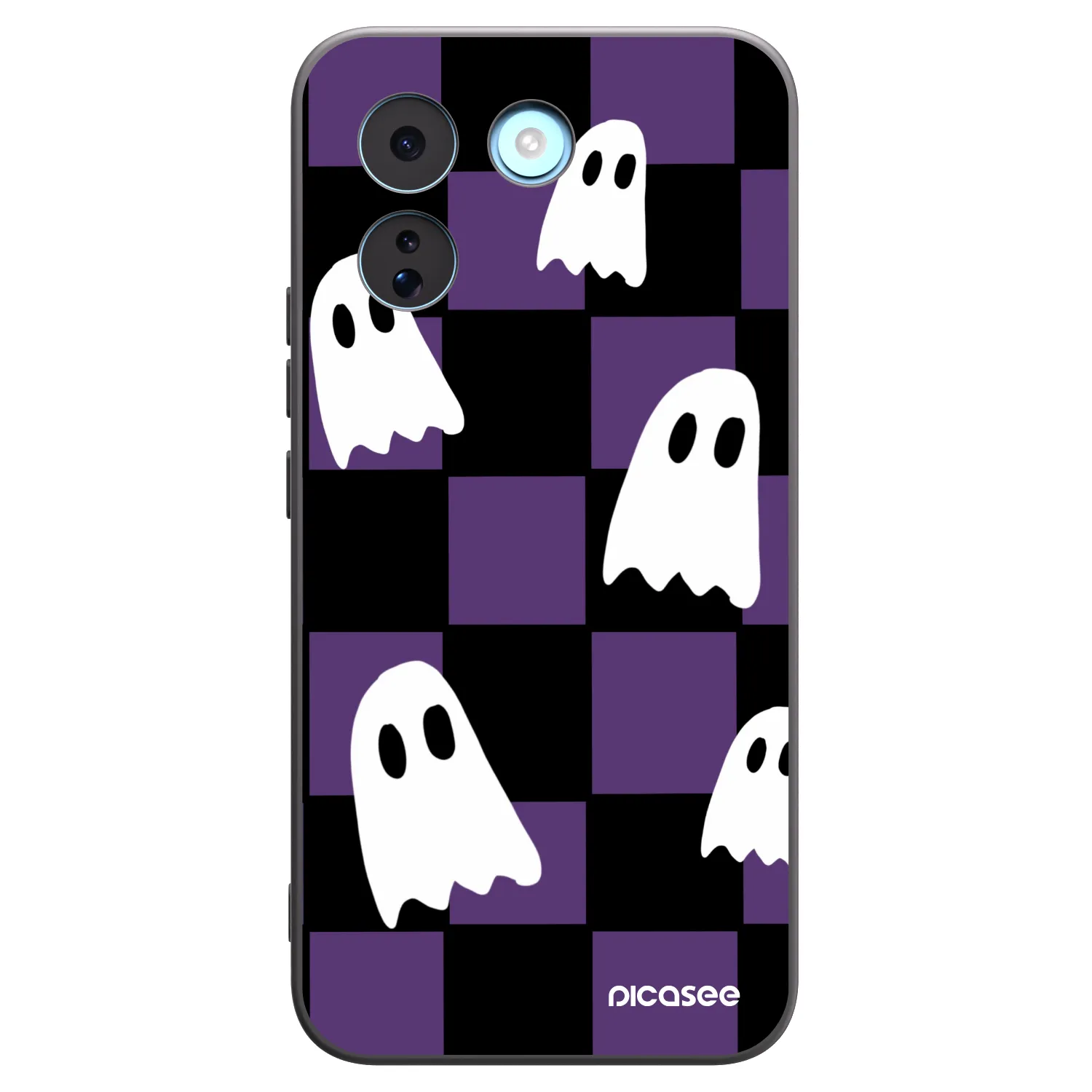 Picasee crna silikonska maskica za Xiaomi Redmi Note 17 Pro MAX 5G - Ghosts