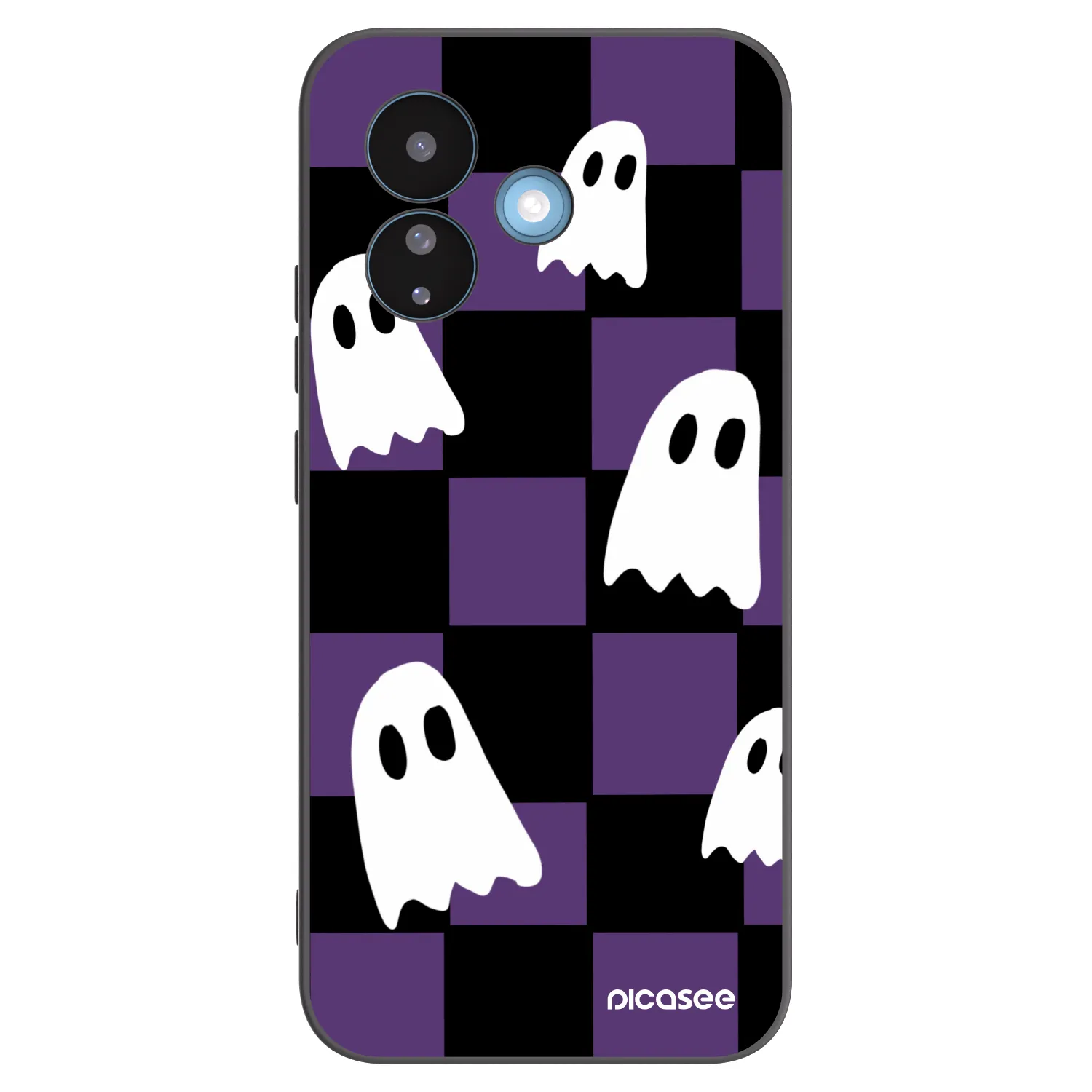Picasee crna silikonska maskica za Xiaomi Redmi Note 17 Pro 5G - Ghosts