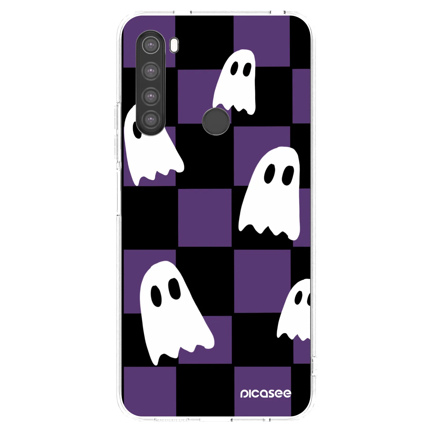 Picasee silikonska prozirna maskica za Xiaomi Redmi Note 8 - Ghosts