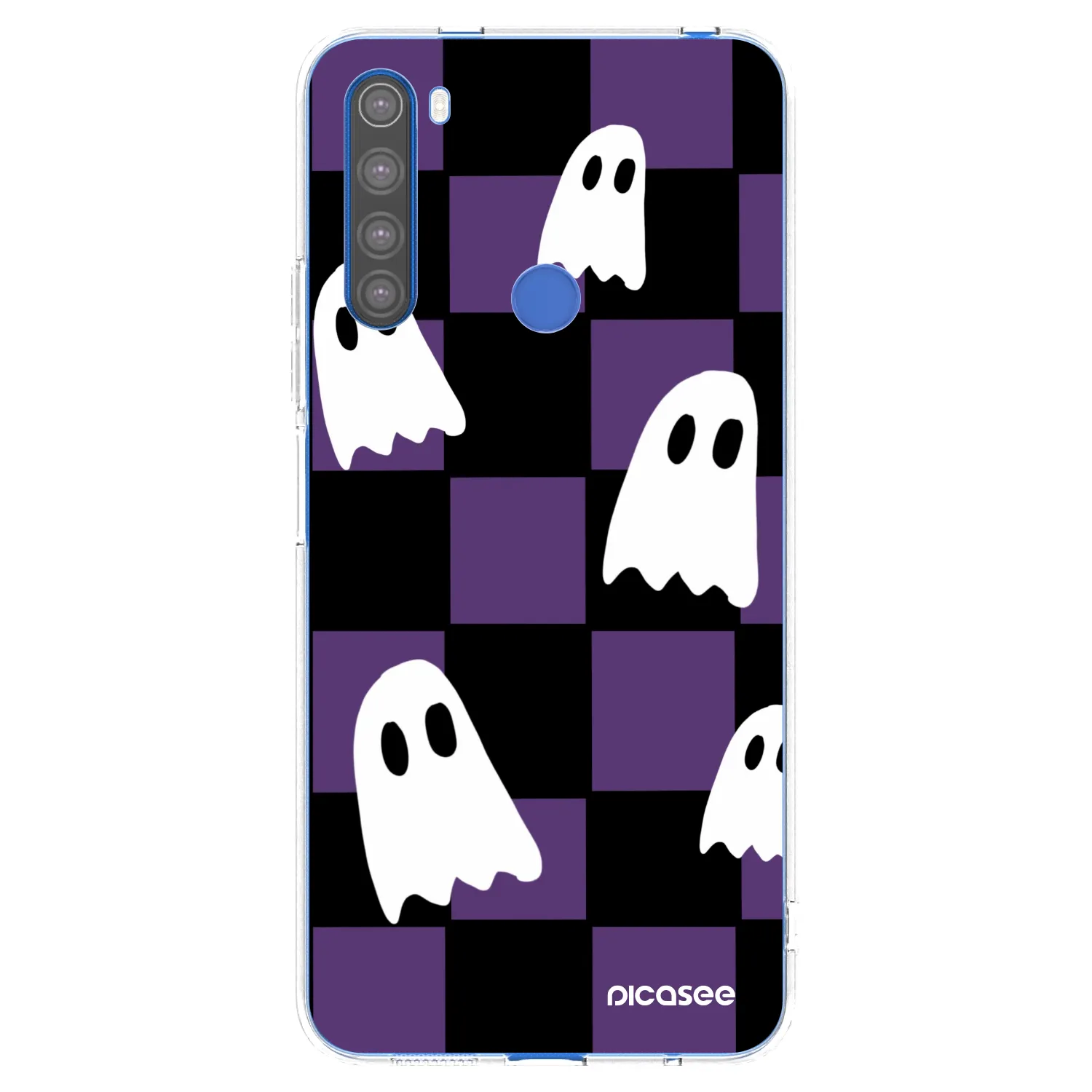 Picasee silikonska prozirna maskica za Xiaomi Redmi Note 8T - Ghosts