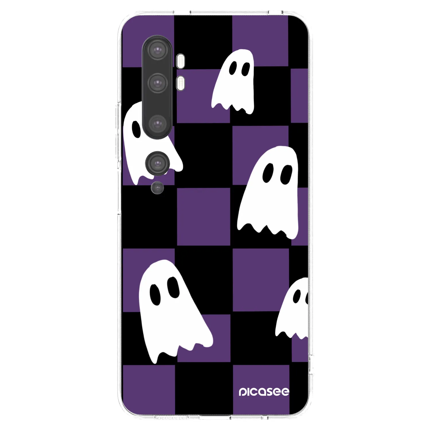 Picasee silikonska prozirna maskica za Xiaomi Mi Note 10 (Pro) - Ghosts