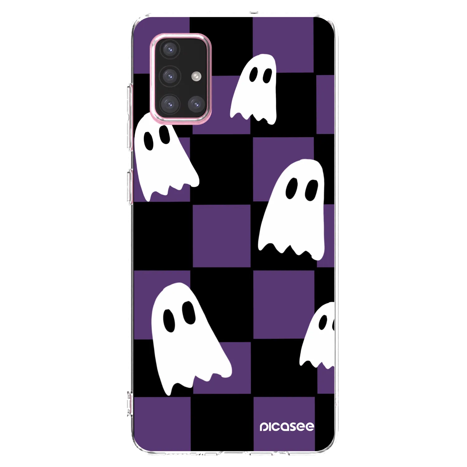 Picasee silikonska prozirna maskica za Samsung Galaxy A71 A715F - Ghosts