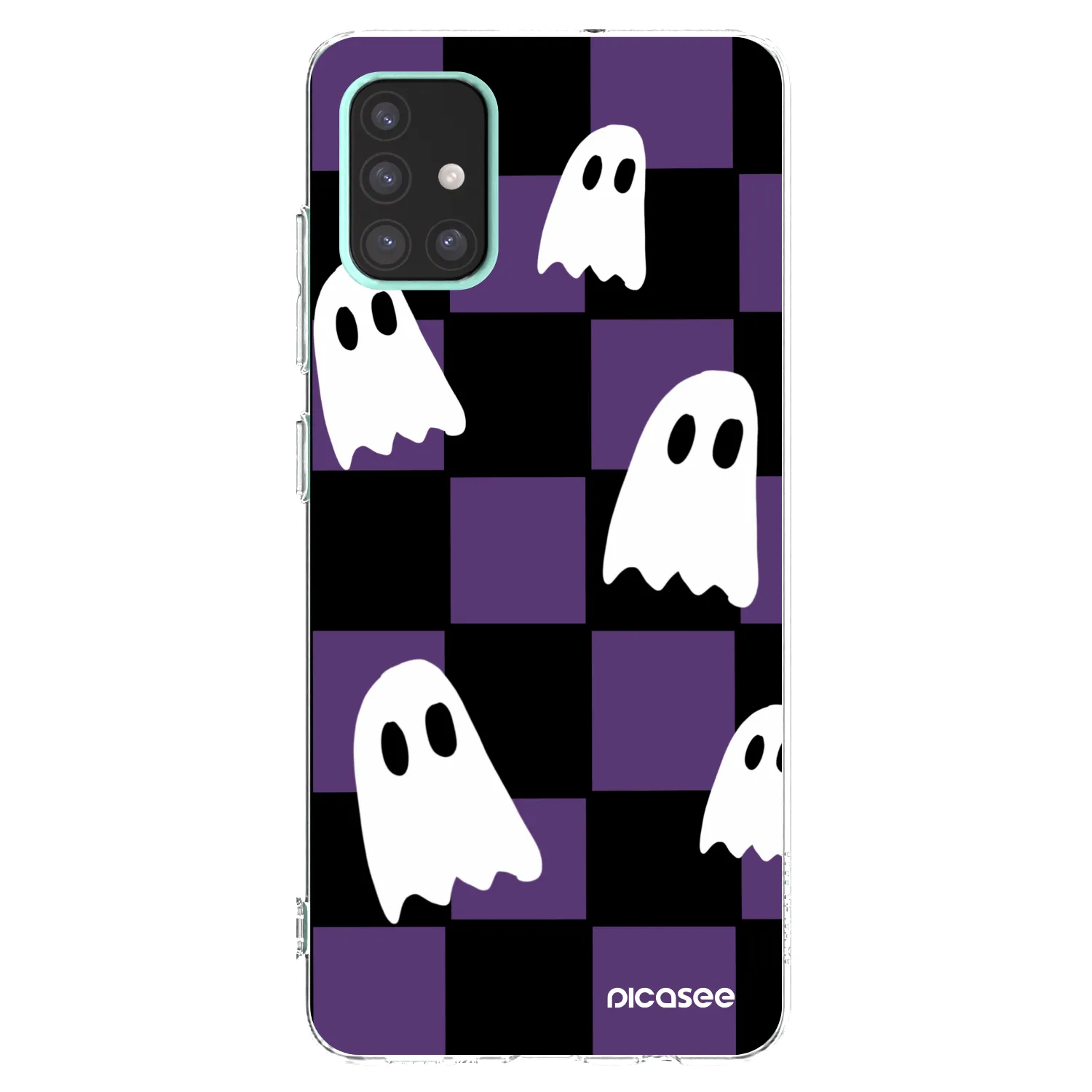 Picasee silikonska prozirna maskica za Samsung Galaxy A51 A515F - Ghosts