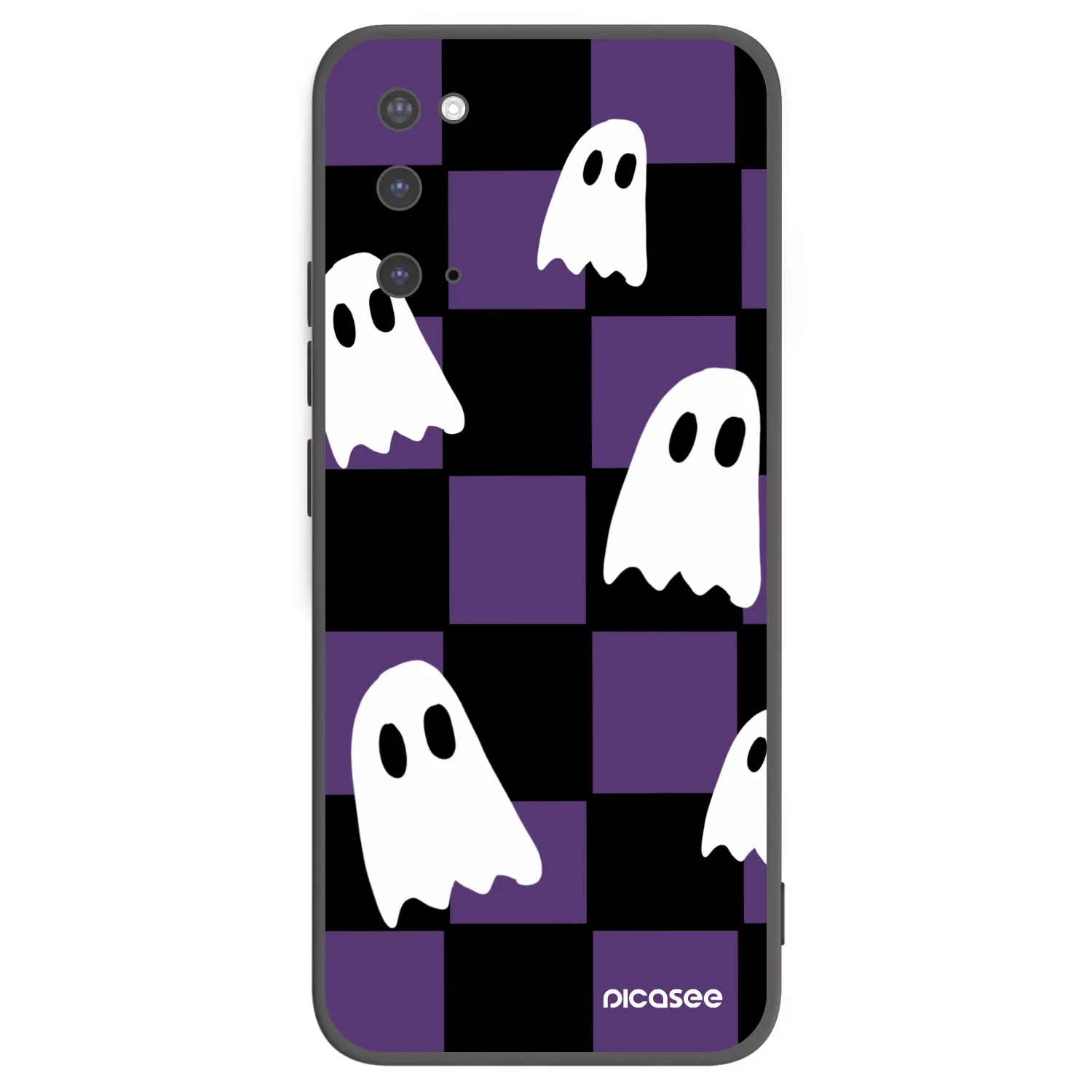 Picasee crna silikonska maskica za Samsung Galaxy S20 G980F - Ghosts
