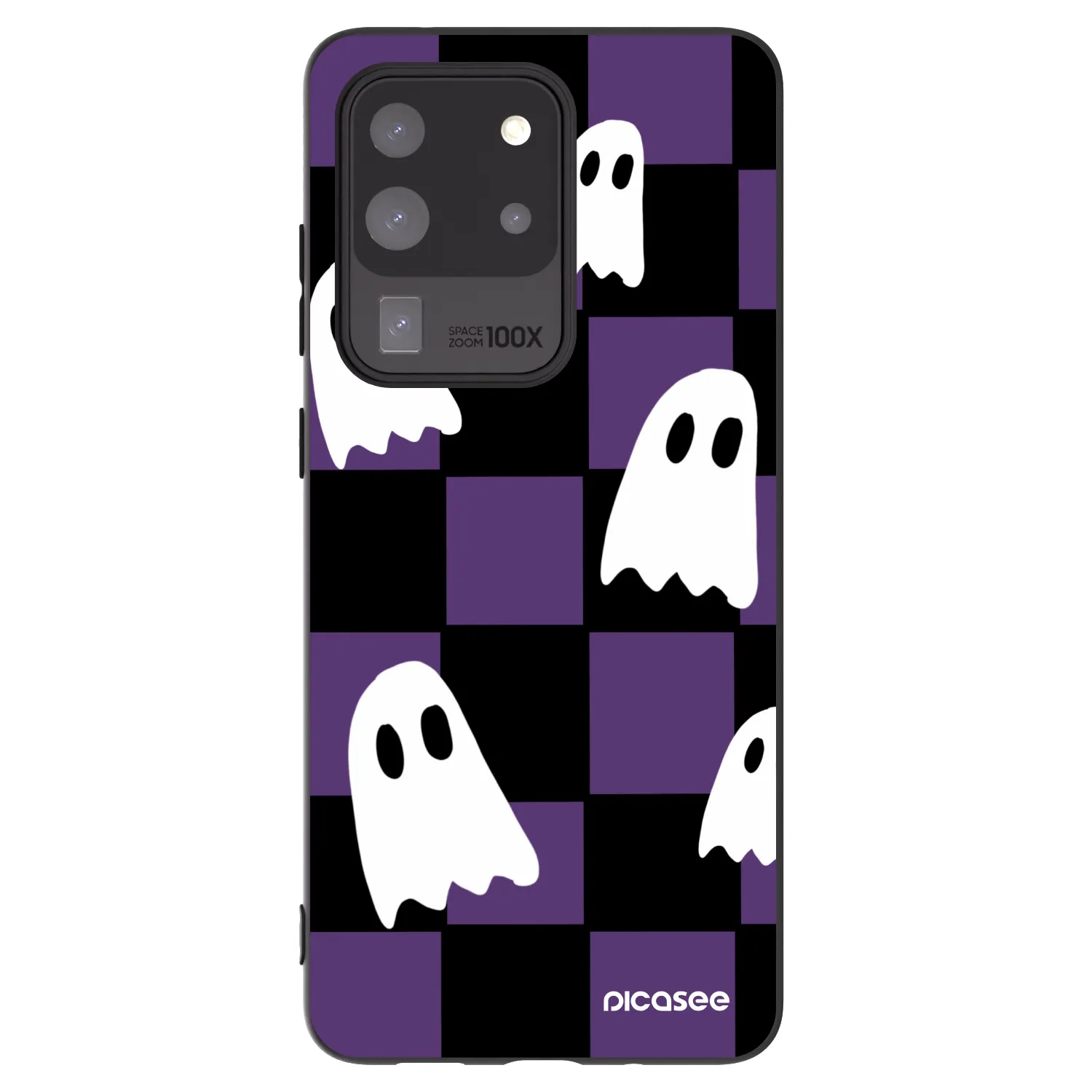 Picasee crna silikonska maskica za Samsung Galaxy S20 Ultra 5G G988F - Ghosts