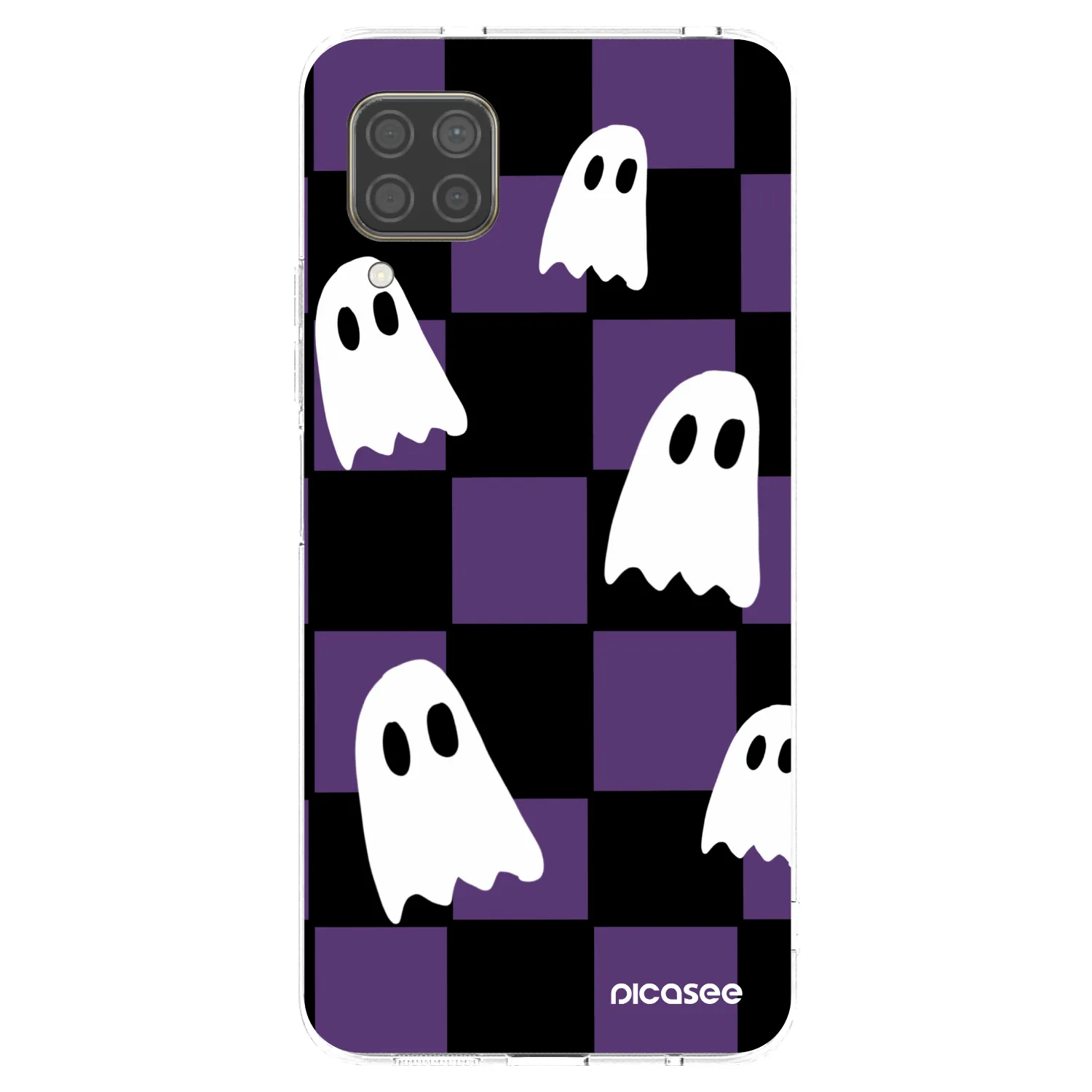 Picasee silikonska prozirna maskica za Huawei P40 Lite - Ghosts