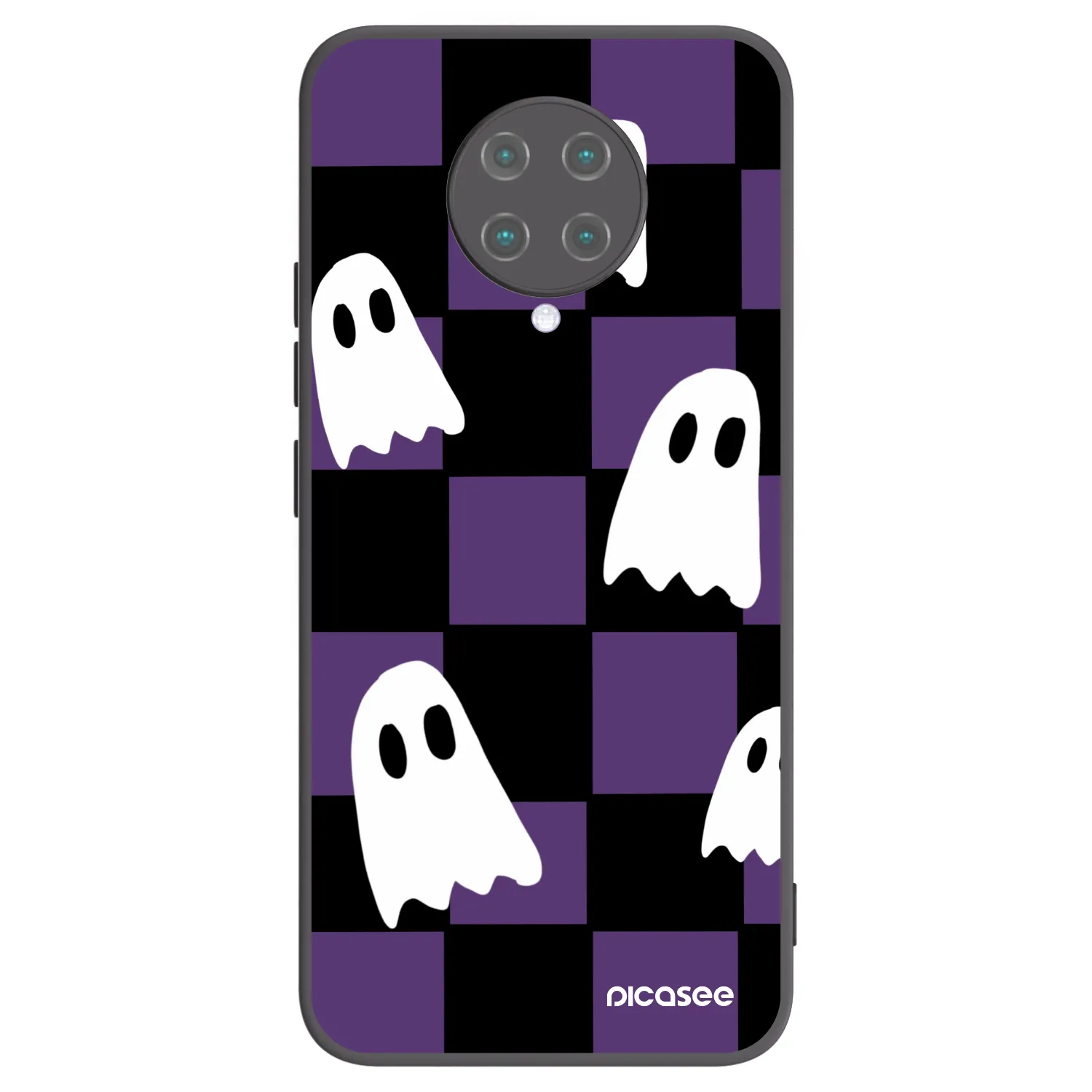 Picasee crna silikonska maskica za Xiaomi Poco F2 Pro - Ghosts